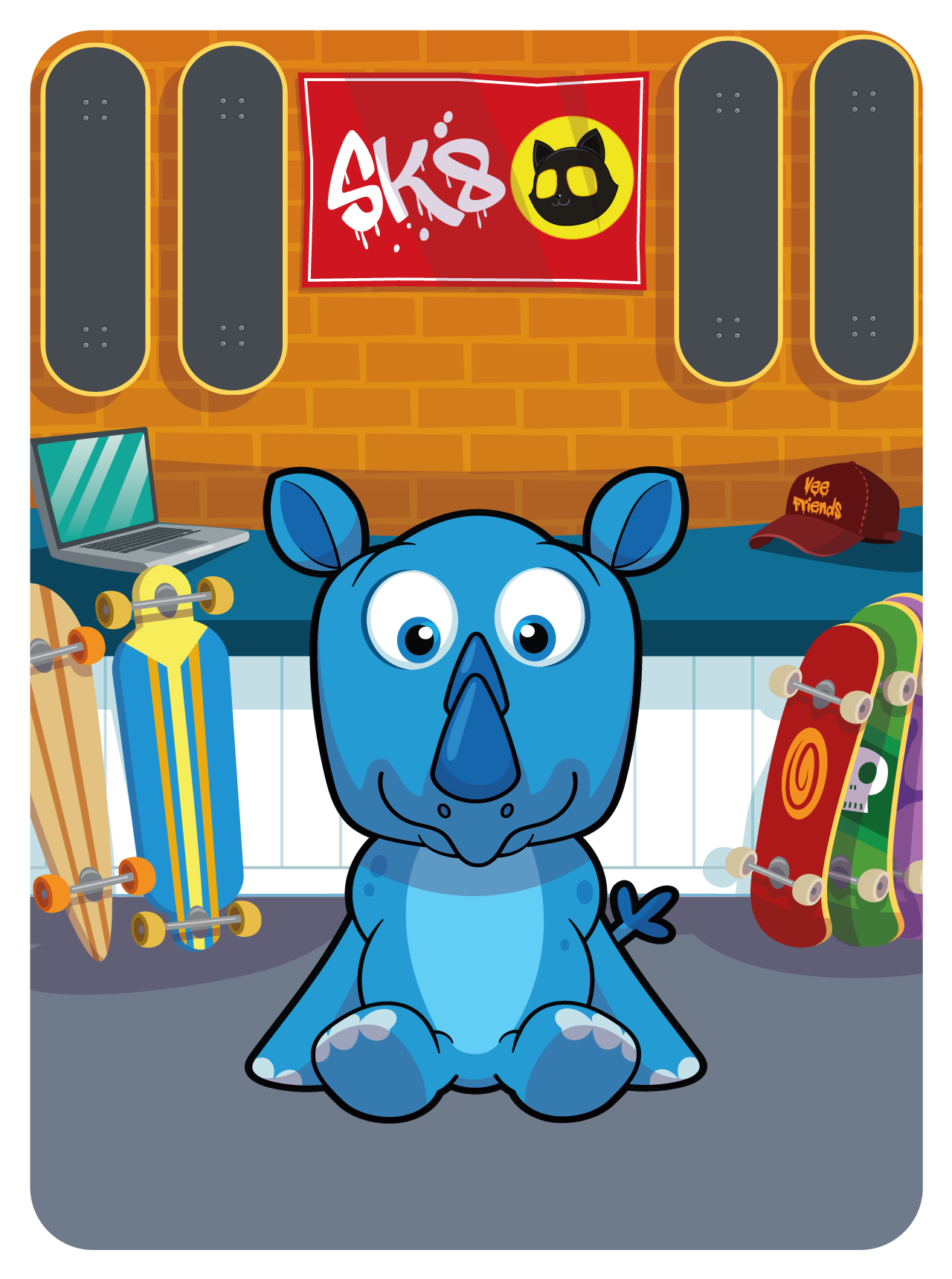 Gary Vaynerchuk - VeeFriends Series 2 - Reflective Rhinoceros #33788 - NFT # 33788