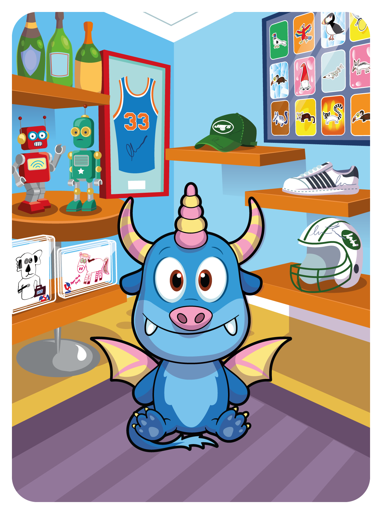 Gary Vaynerchuk - VeeFriends Series 2 - Thoughtful Three Horned Harpik #33791 - NFT # 33791