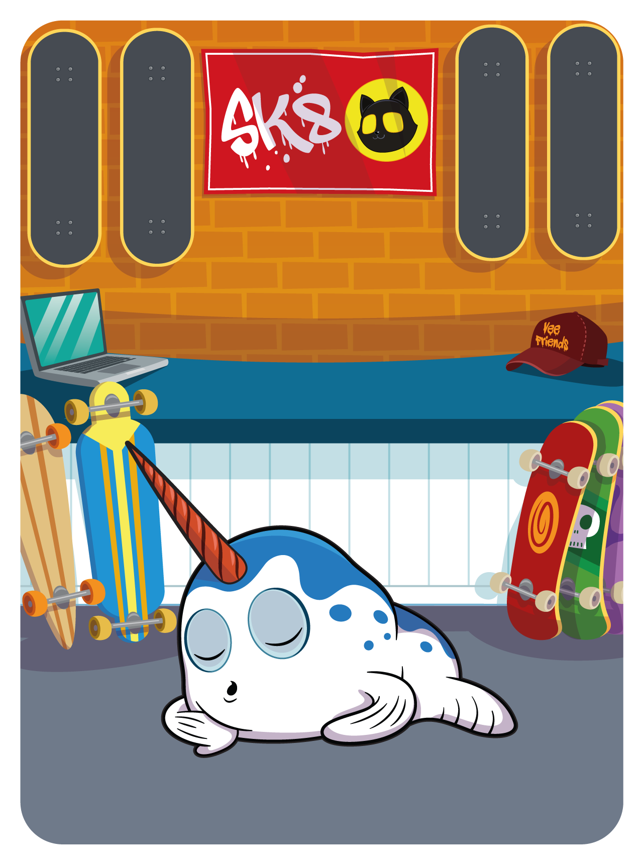 Gary Vaynerchuk - VeeFriends Series 2 - Nifty Narwhal #34039 - NFT # 34039