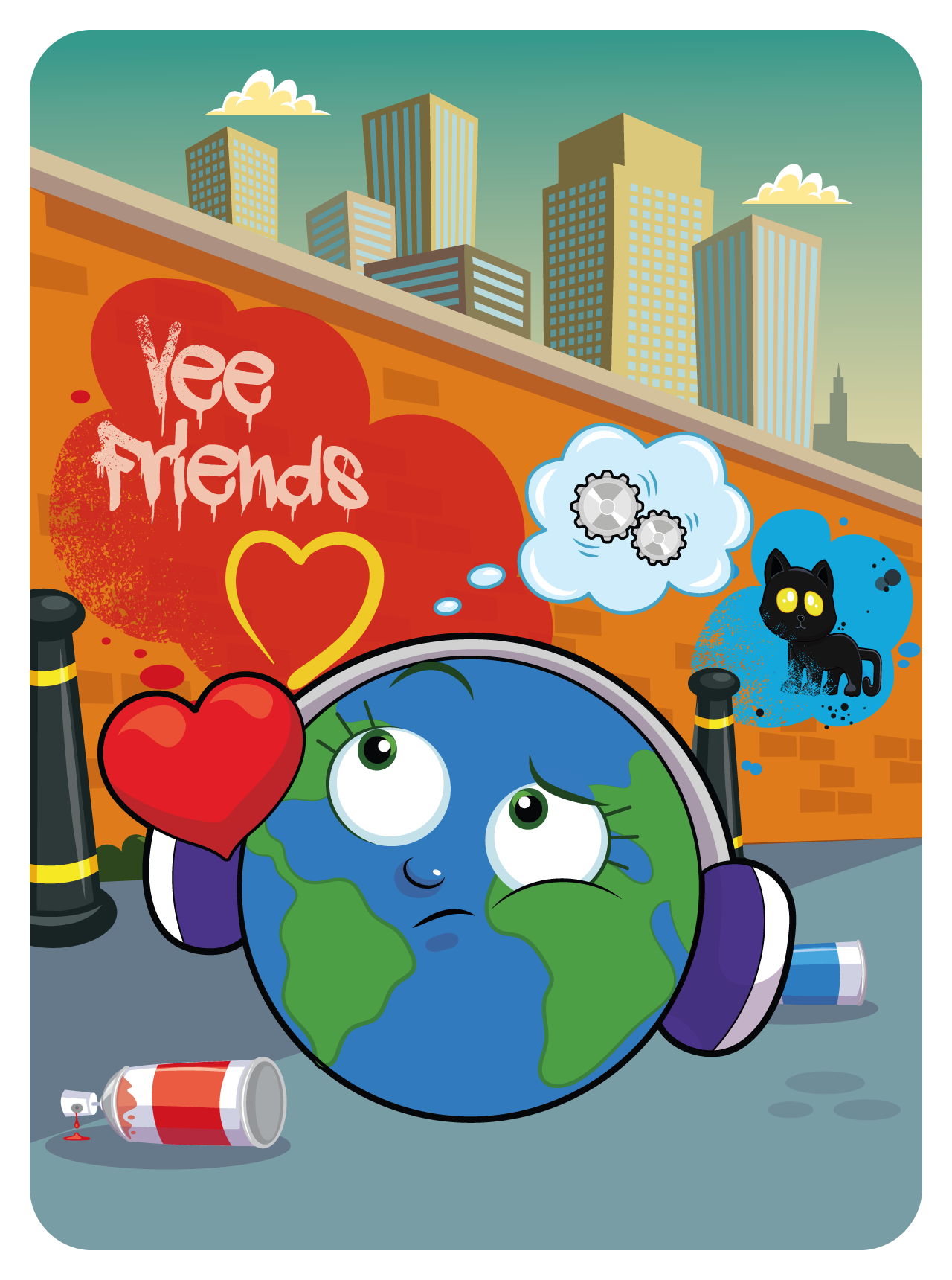 Gary Vaynerchuk - VeeFriends Series 2 - The World Has Plenty Of Love Start Listening To It #34152 - NFT # 34152