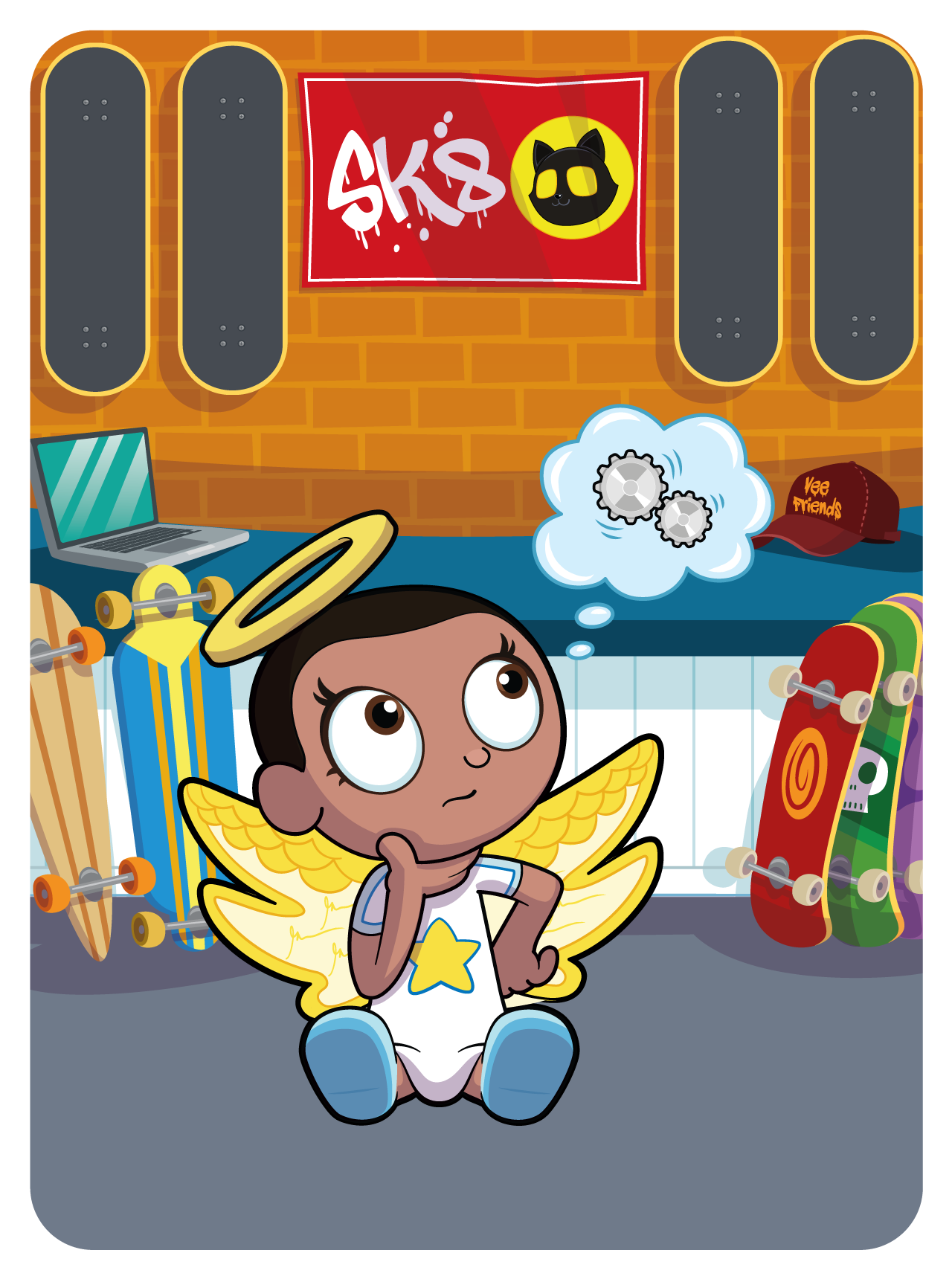 Gary Vaynerchuk - VeeFriends Series 2 - Ambitious Angel #34392 - NFT # 34392