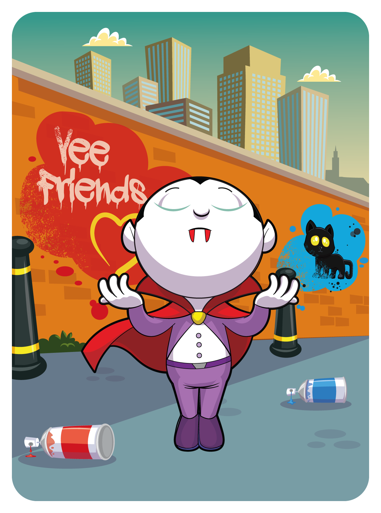 Gary Vaynerchuk - VeeFriends Series 2 - Vibe'n Vampire #34785 - NFT # 34785