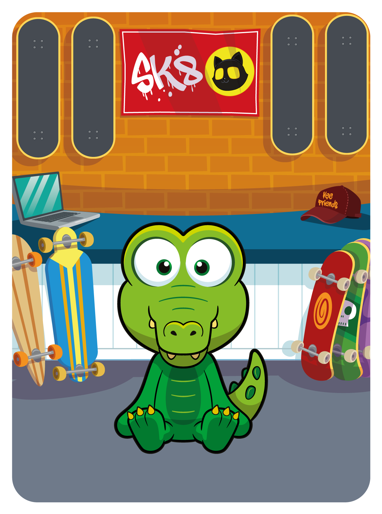 Gary Vaynerchuk - VeeFriends Series 2 - Clever Crocodile #34849 - NFT # 34849