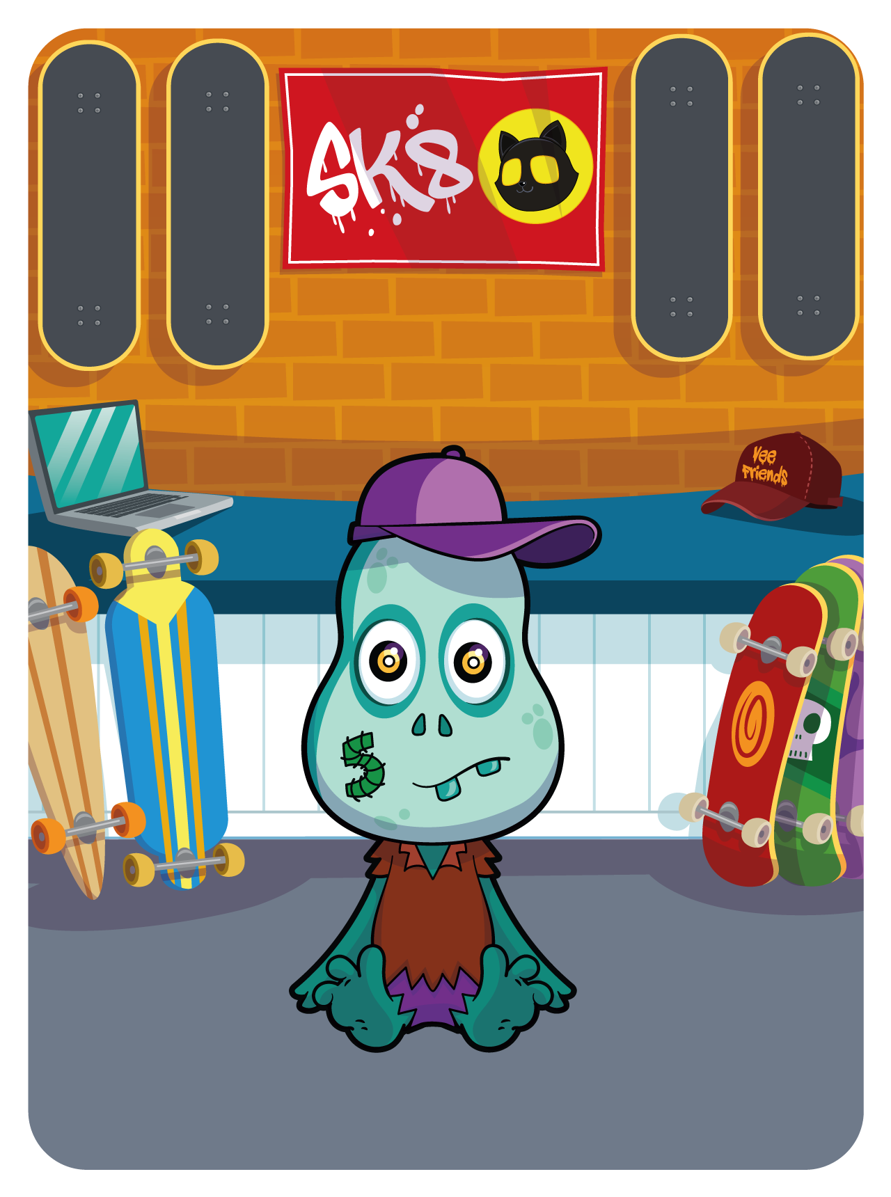 Gary Vaynerchuk - VeeFriends Series 2 - Motivated Monster #35034 - NFT # 35034