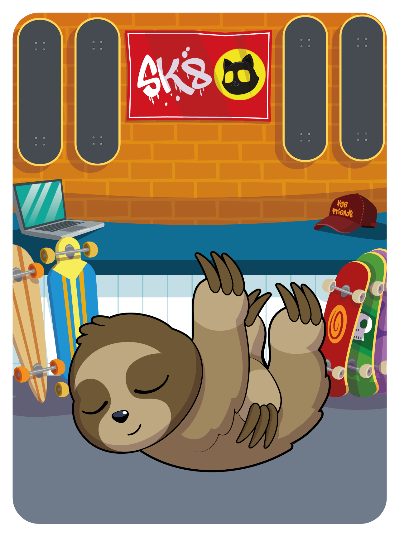 Gary Vaynerchuk - VeeFriends Series 2 - Selfless Sloth #35190 - NFT # 35190