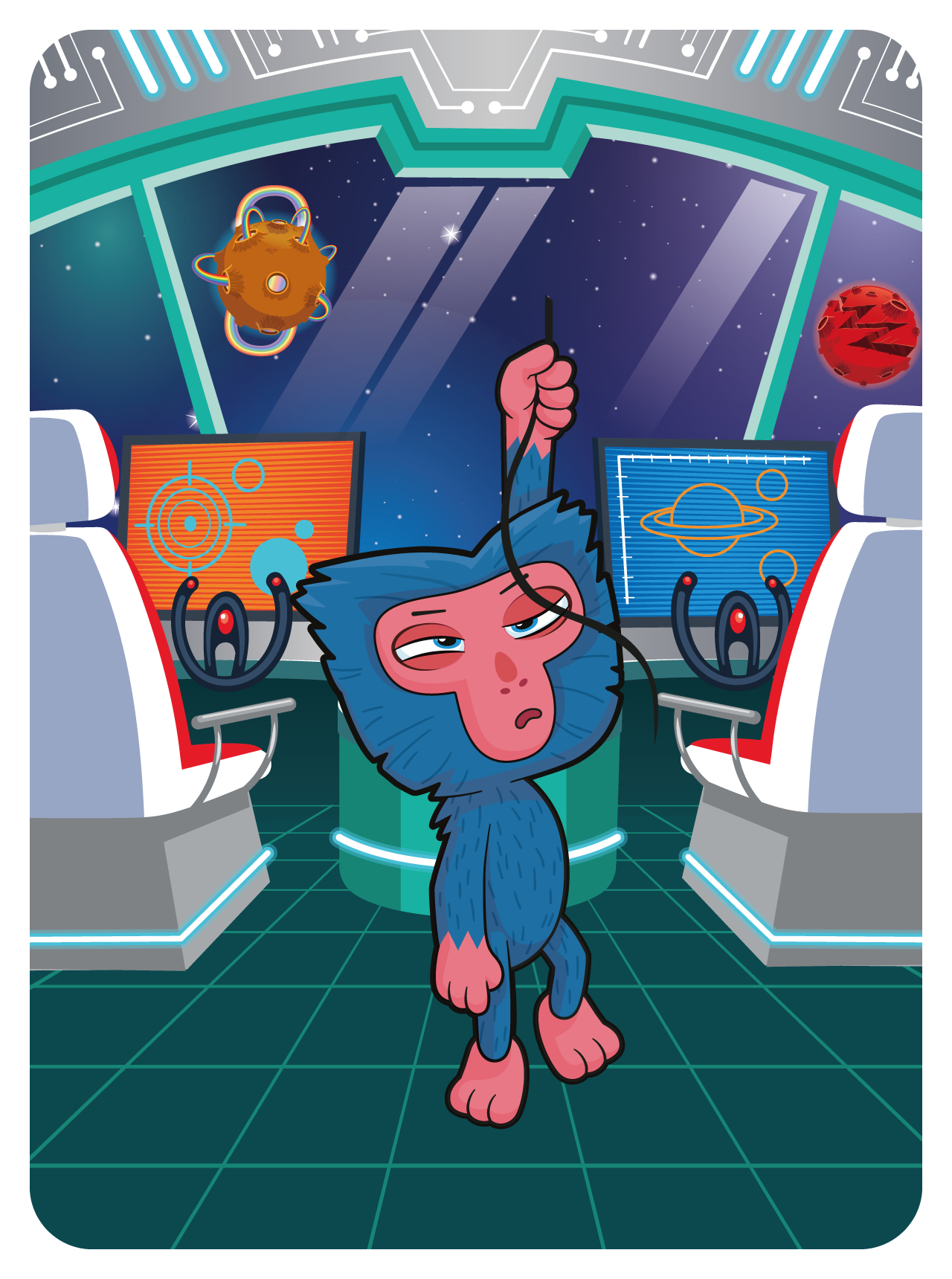 Gary Vaynerchuk - VeeFriends Series 2 - Bombastic Baboon #35216 - NFT # 35216