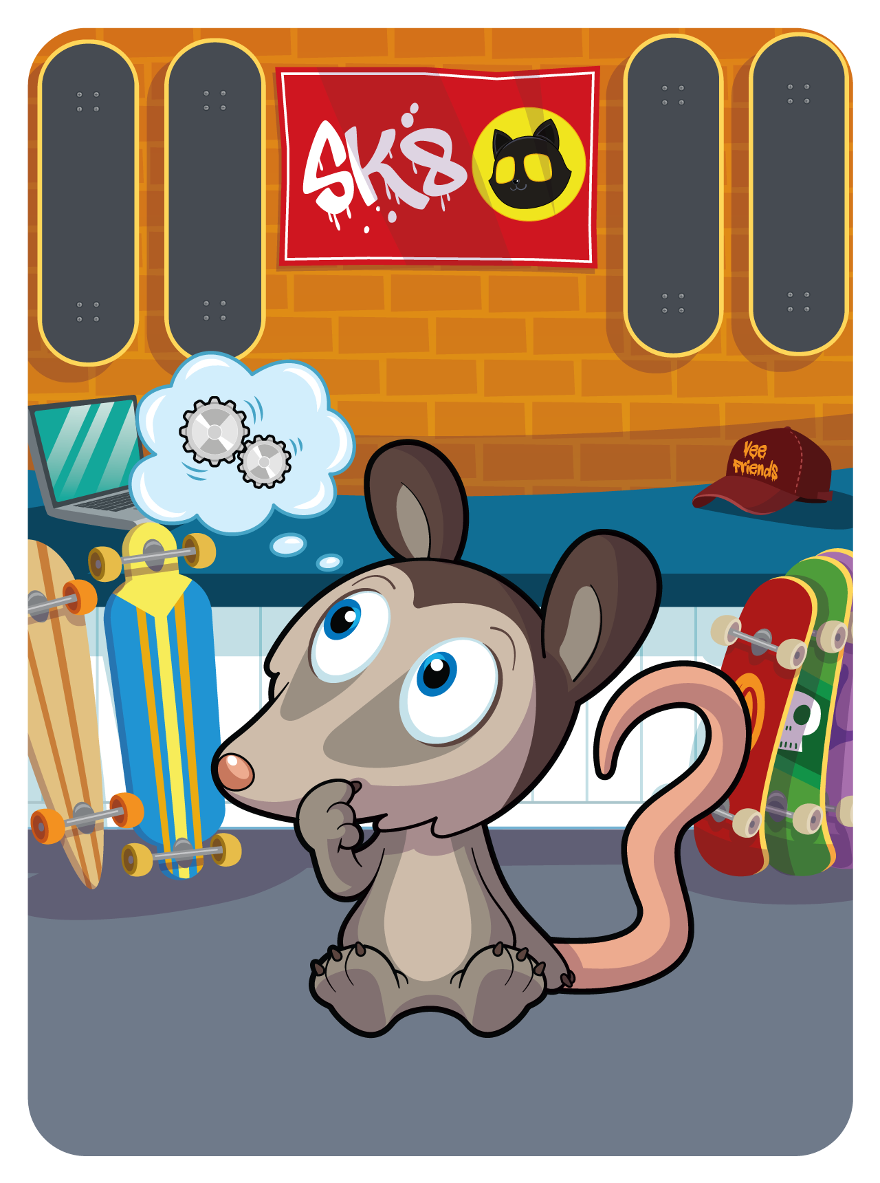 Gary Vaynerchuk - VeeFriends Series 2 - Profound Possum #35534 - NFT # 35534