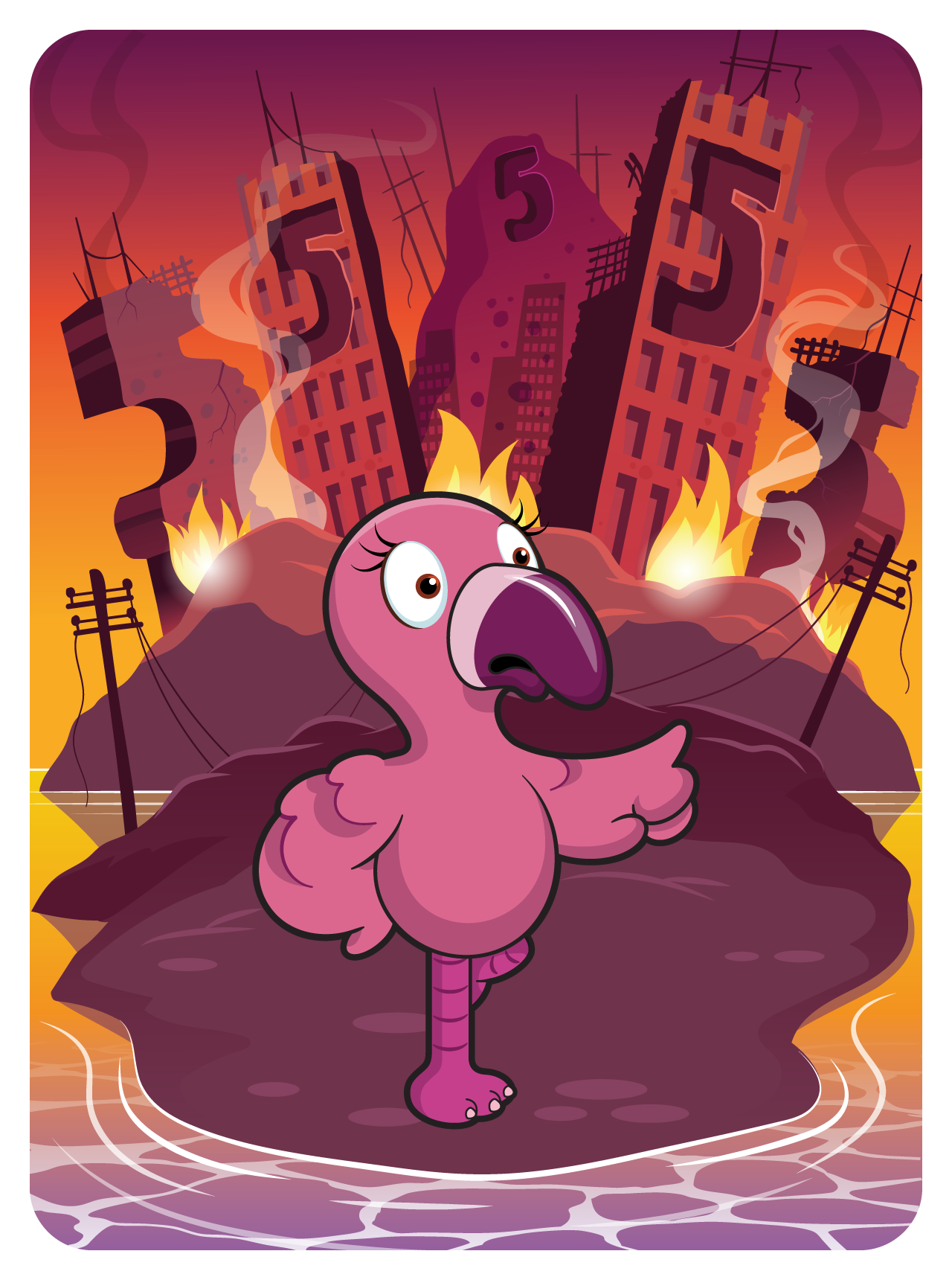 Gary Vaynerchuk - VeeFriends Series 2 - Forthright Flamingo #35734 - NFT # 35734