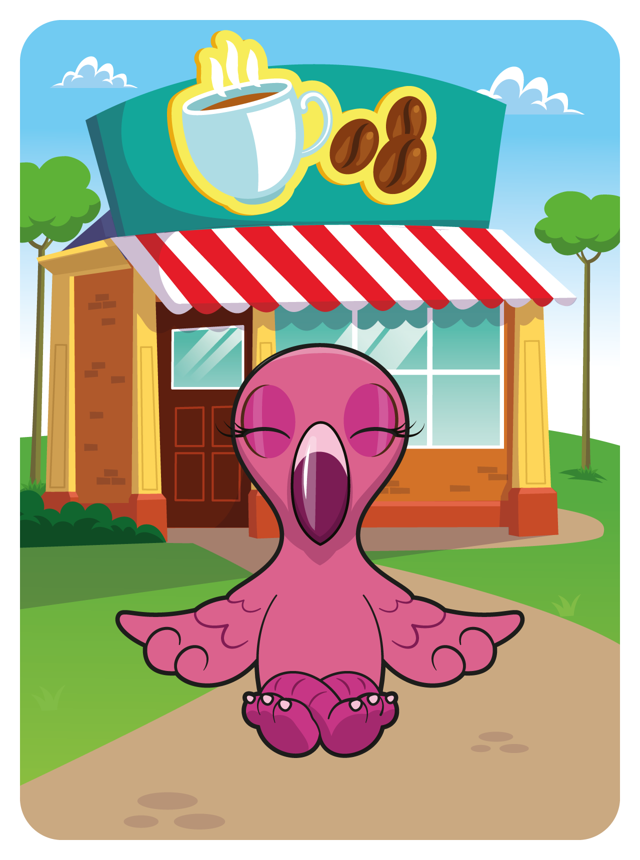 Gary Vaynerchuk - VeeFriends Series 2 - Forthright Flamingo #35750 - NFT # 35750