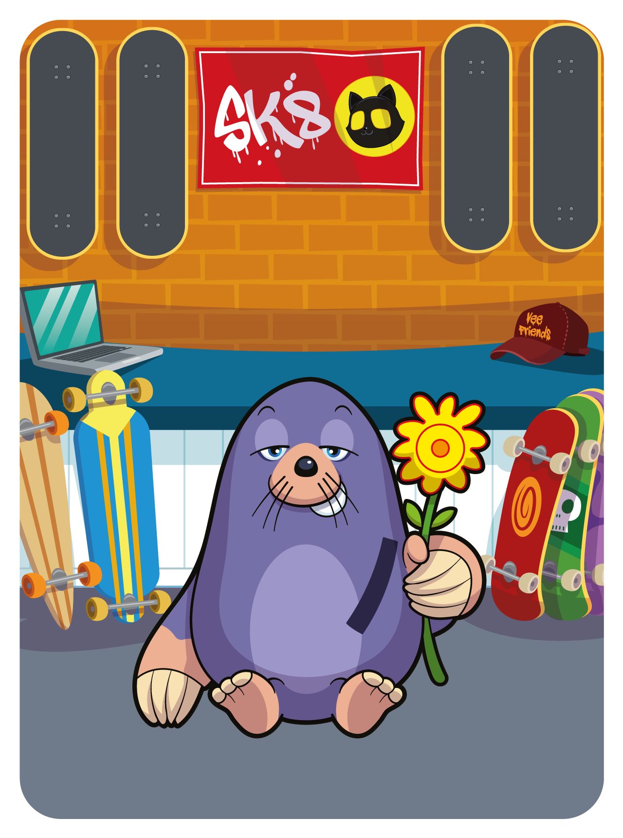 Gary Vaynerchuk - VeeFriends Series 2 - Fuck You Monday Mole #35965 - NFT # 35965