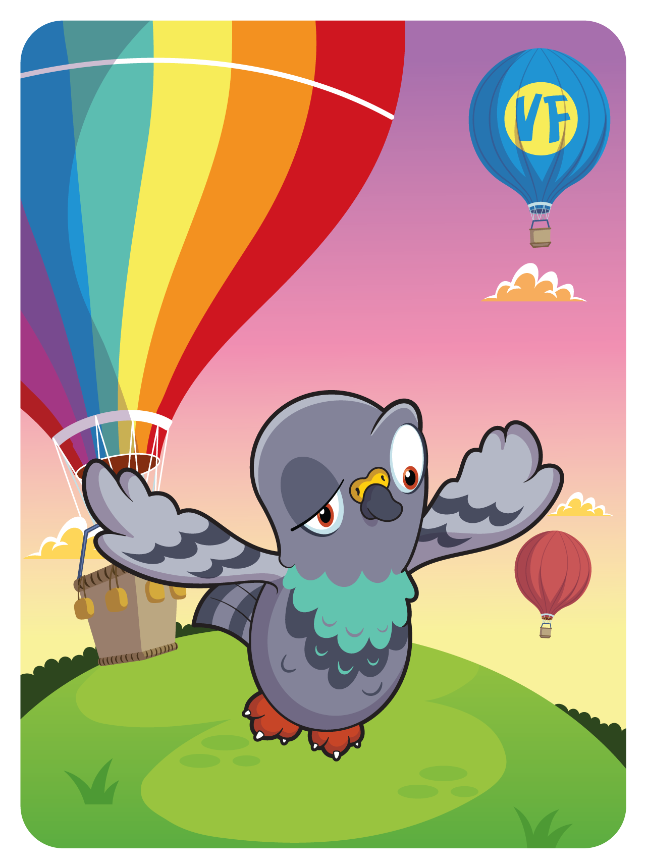 Gary Vaynerchuk - VeeFriends Series 2 - Perspective Pigeon #35970 - NFT # 35970