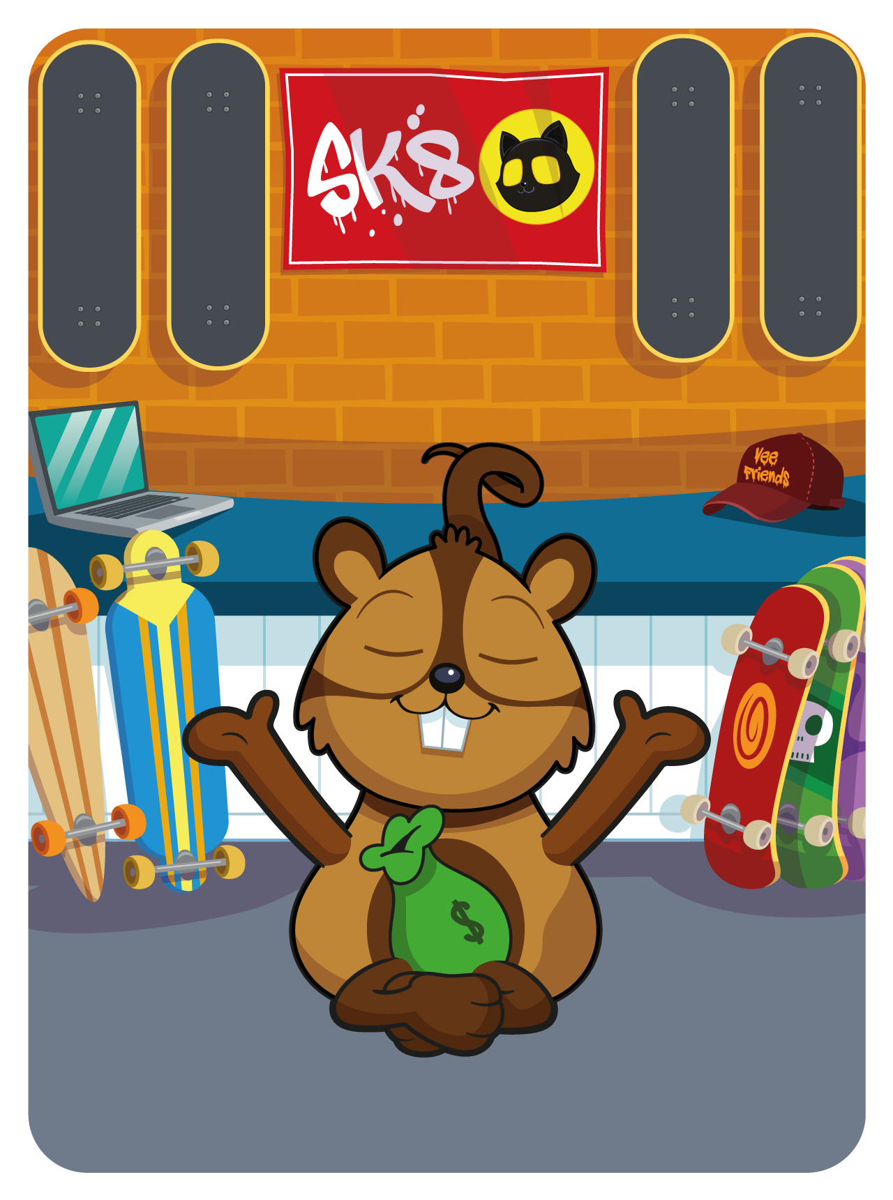 Gary Vaynerchuk - VeeFriends Series 2 - Generous Gerbil #35974 - NFT # 35974