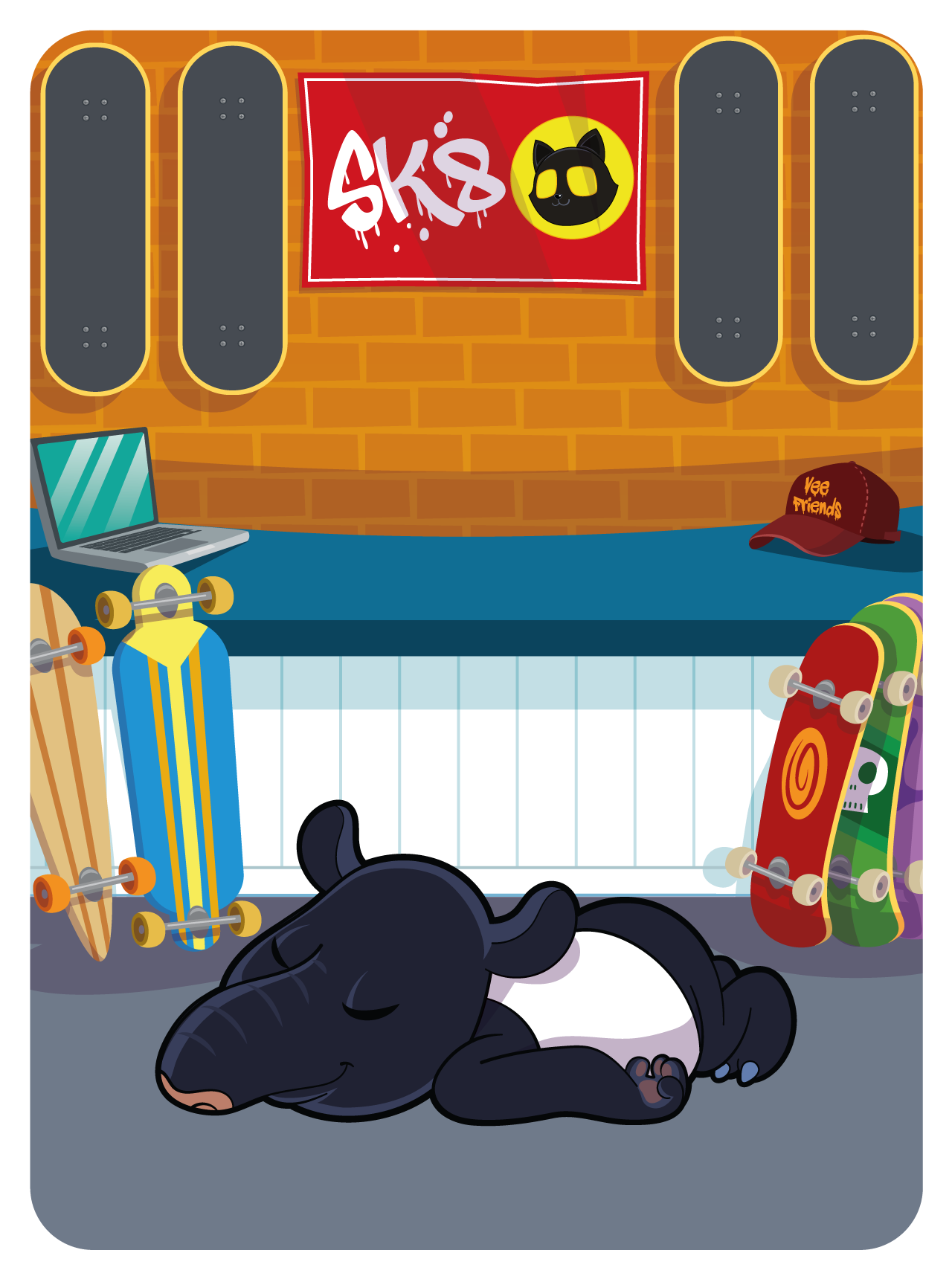 Gary Vaynerchuk - VeeFriends Series 2 - Tasteful Malayan Tapir #36311 - NFT # 36311