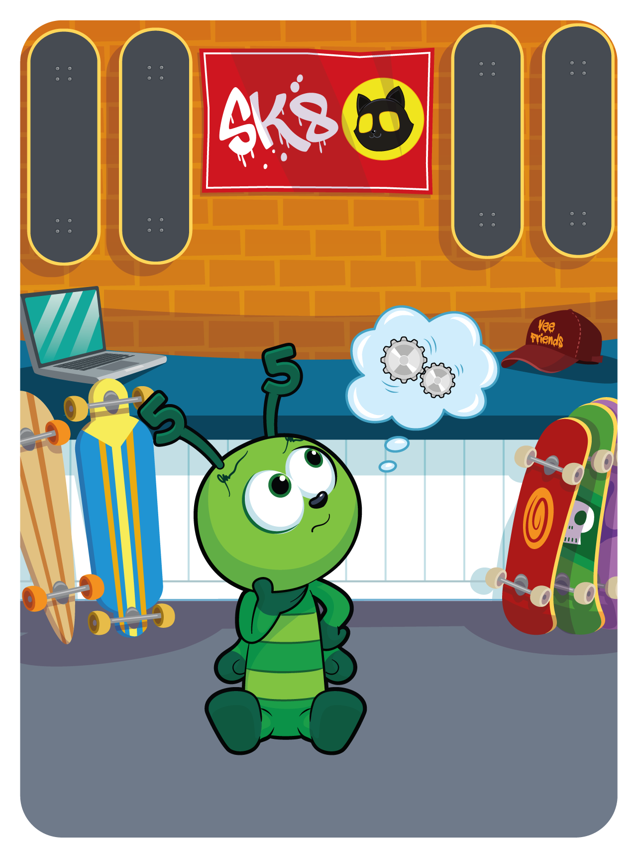 Gary Vaynerchuk - VeeFriends Series 2 - Capable Caterpillar #36430 - NFT # 36430