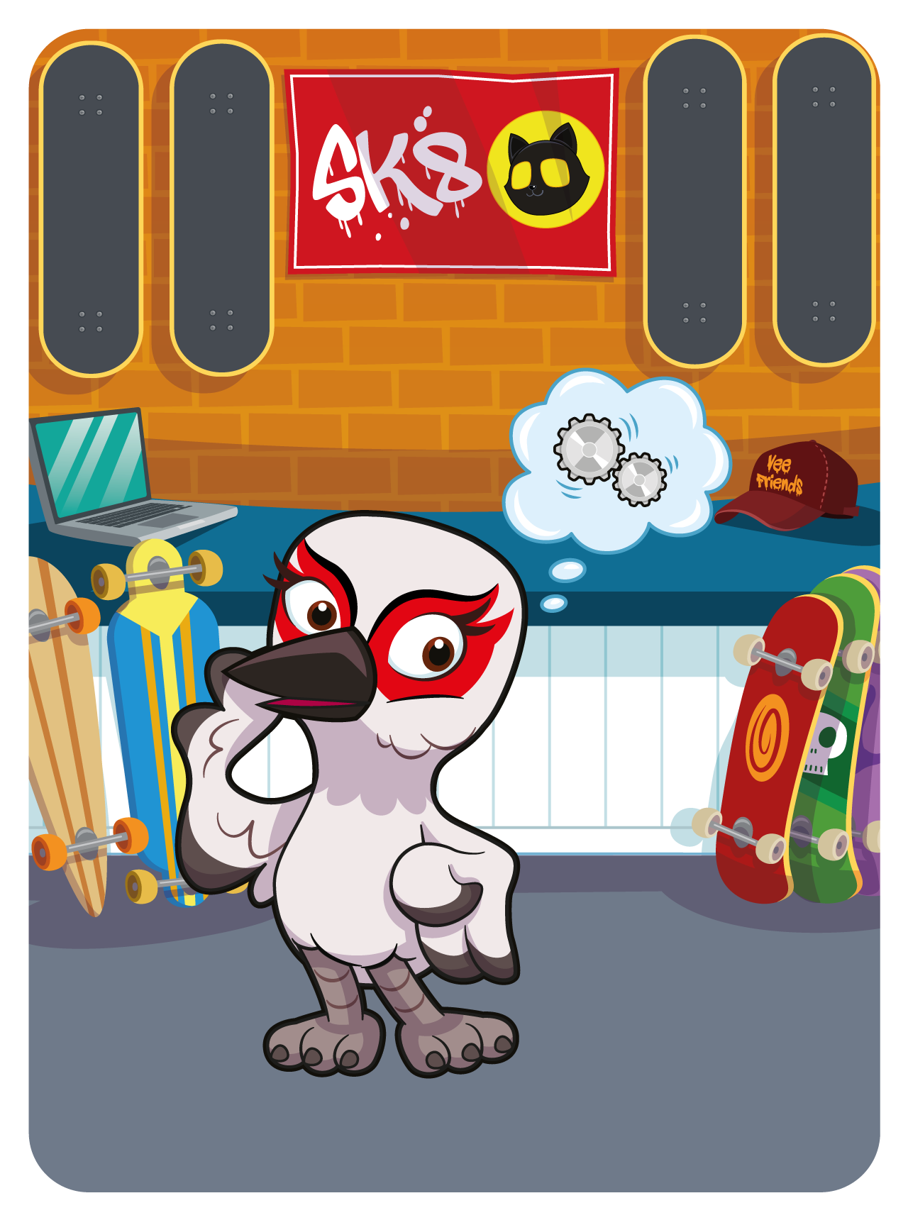 Gary Vaynerchuk - VeeFriends Series 2 - Curious Crane #36638 - NFT # 36638