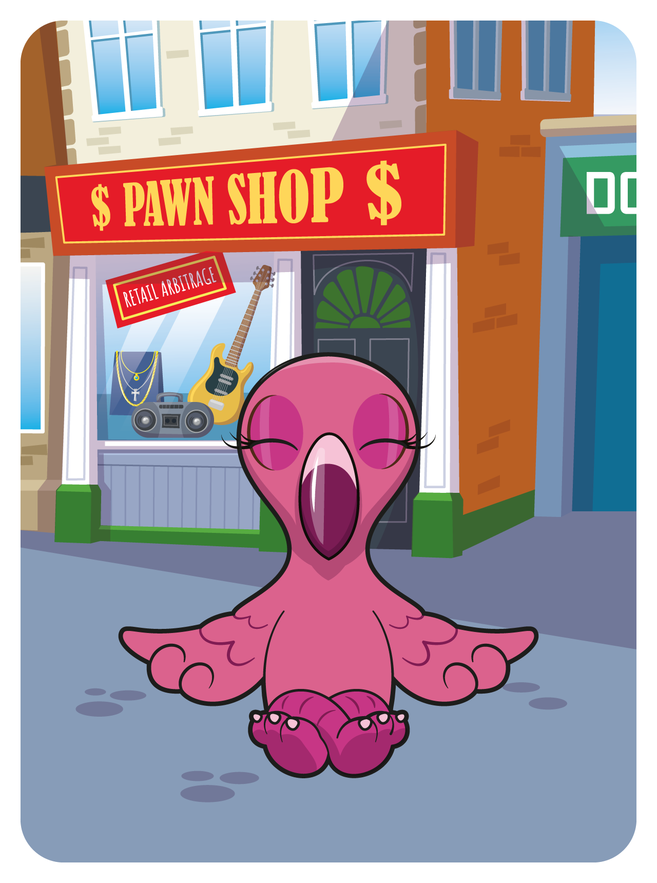 Gary Vaynerchuk - VeeFriends Series 2 - Forthright Flamingo #36907 - NFT # 36907