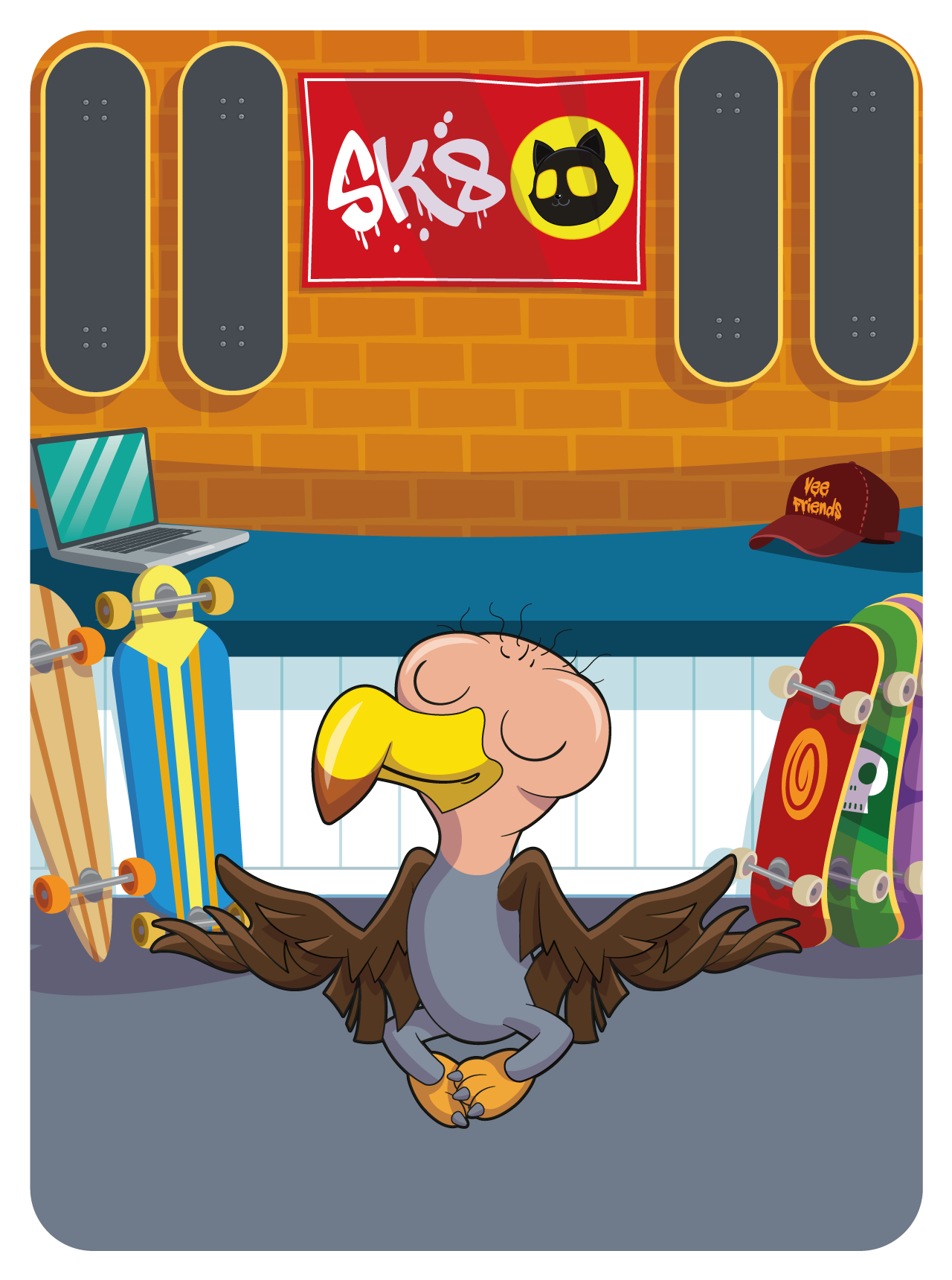 Gary Vaynerchuk - VeeFriends Series 2 - Bubbly Buzzard #36908 - NFT # 36908