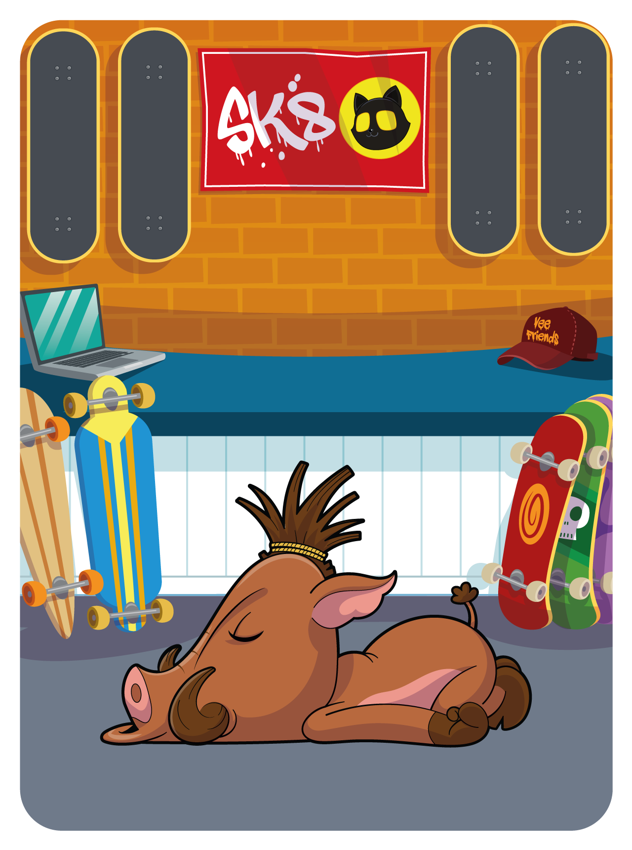 Gary Vaynerchuk - VeeFriends Series 2 - Wily Wild Boar #37124 - NFT # 37124