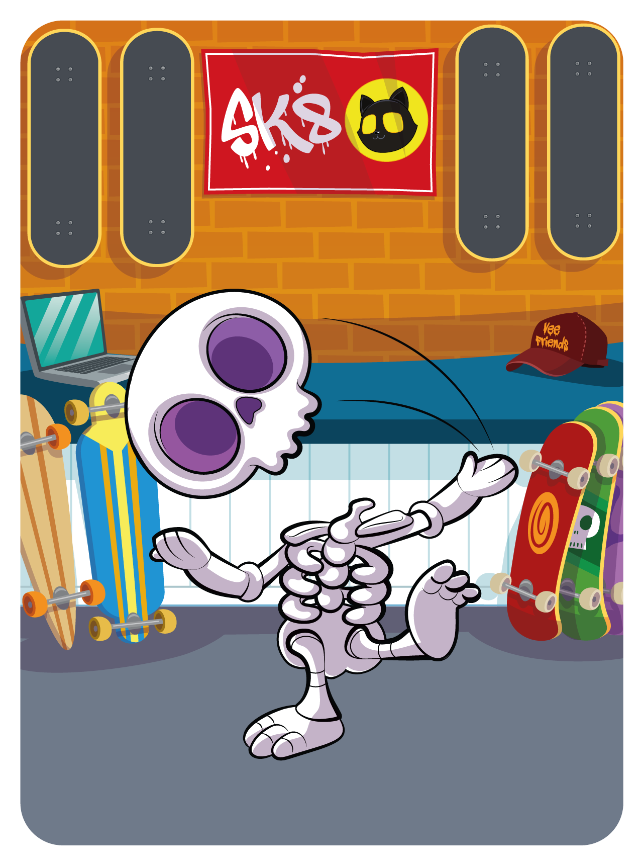 Gary Vaynerchuk - VeeFriends Series 2 - Skilled Skeleton #37191 - NFT # 37191