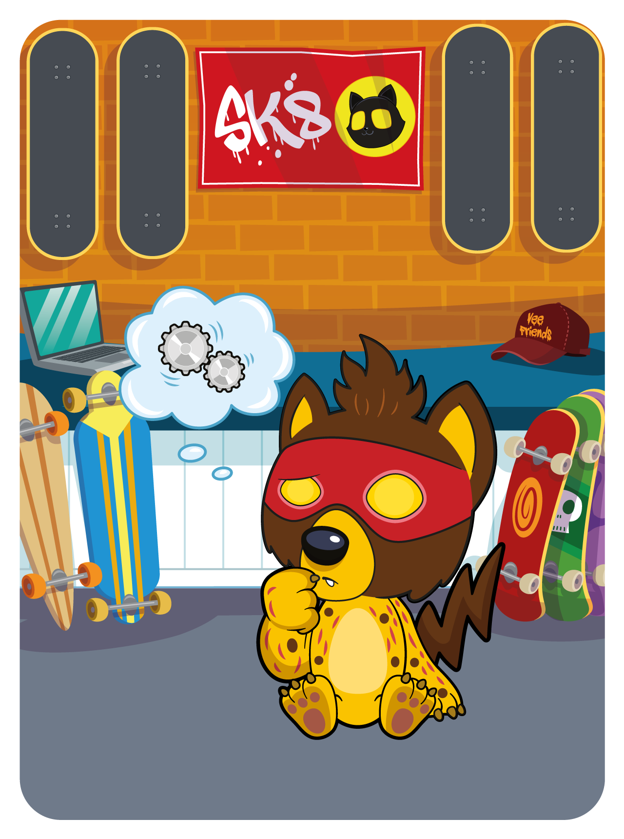 Gary Vaynerchuk - VeeFriends Series 2 - Hodl Hyena #37450 - NFT # 37450