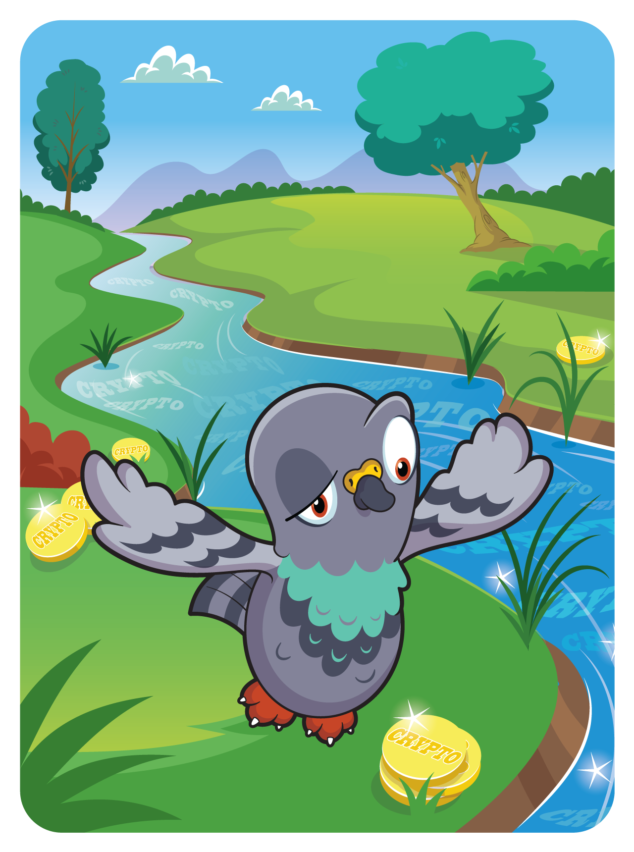 Gary Vaynerchuk - VeeFriends Series 2 - Perspective Pigeon #37499 - NFT # 37499