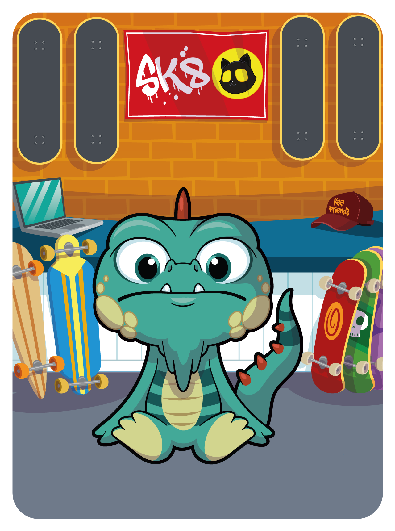 Gary Vaynerchuk - VeeFriends Series 2 - Level Headed Lizard #37706 - NFT # 37706