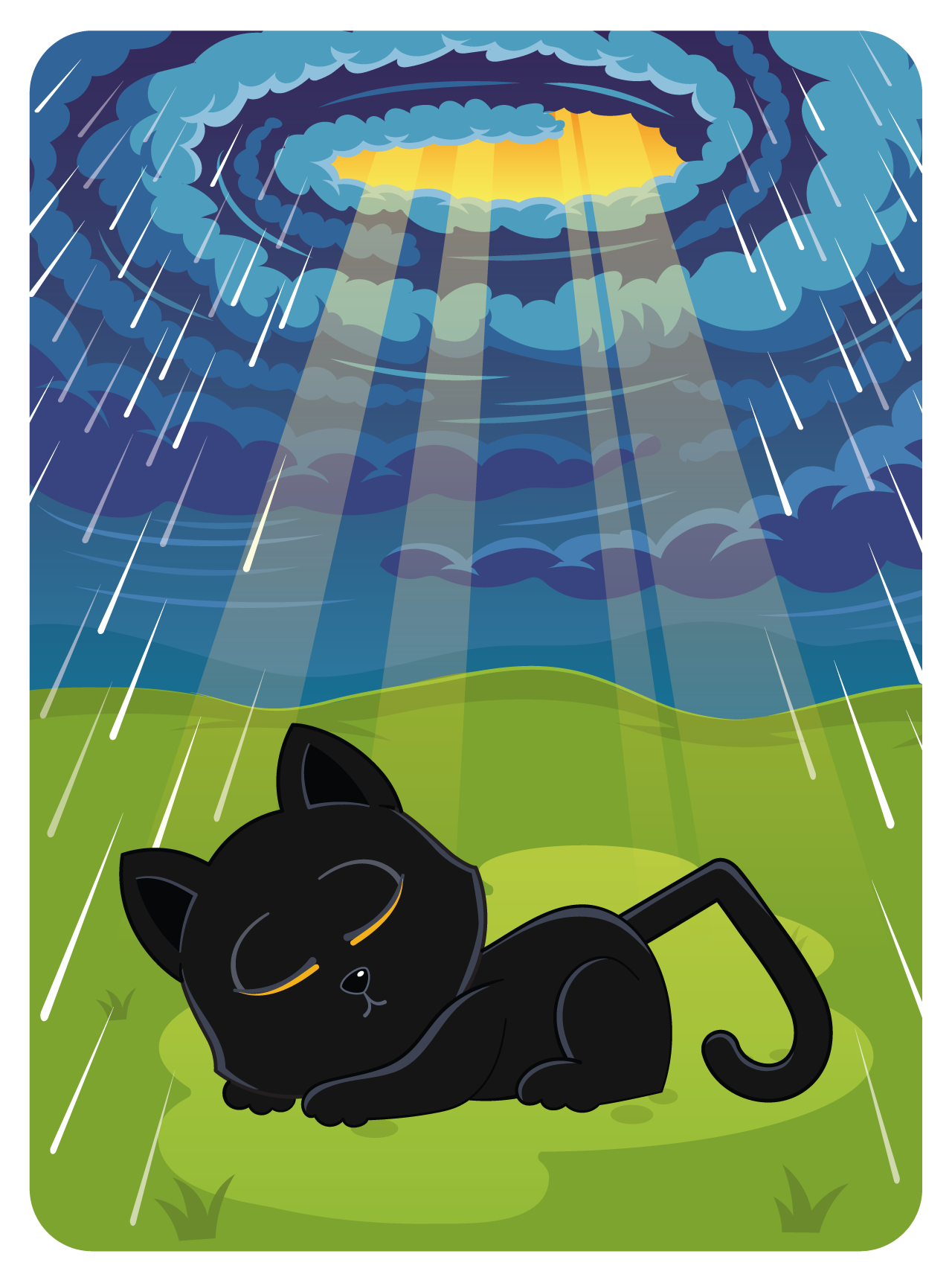 Very, Very, Very, Very, Lucky Black Cat #37782