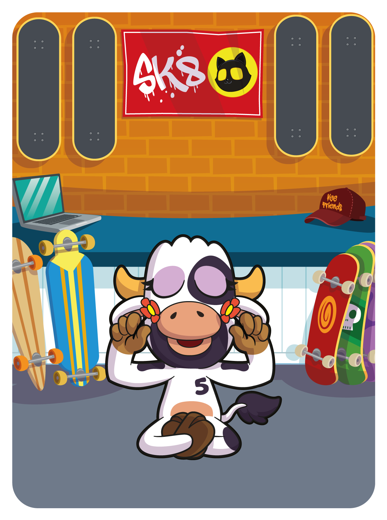 Gary Vaynerchuk - VeeFriends Series 2 - Common Sense Cow #37902 - NFT # 37902