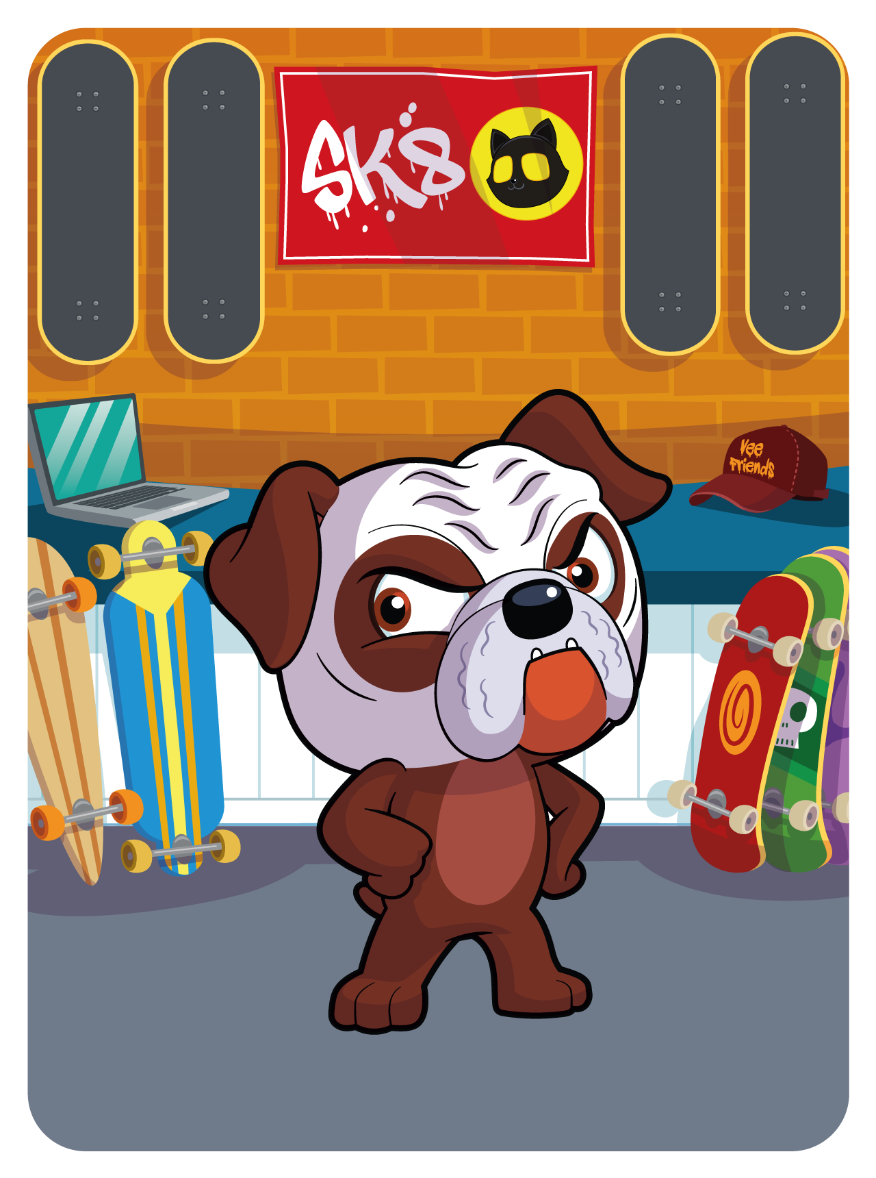 Gary Vaynerchuk - VeeFriends Series 2 - Poised Pug #37917 - NFT # 37917