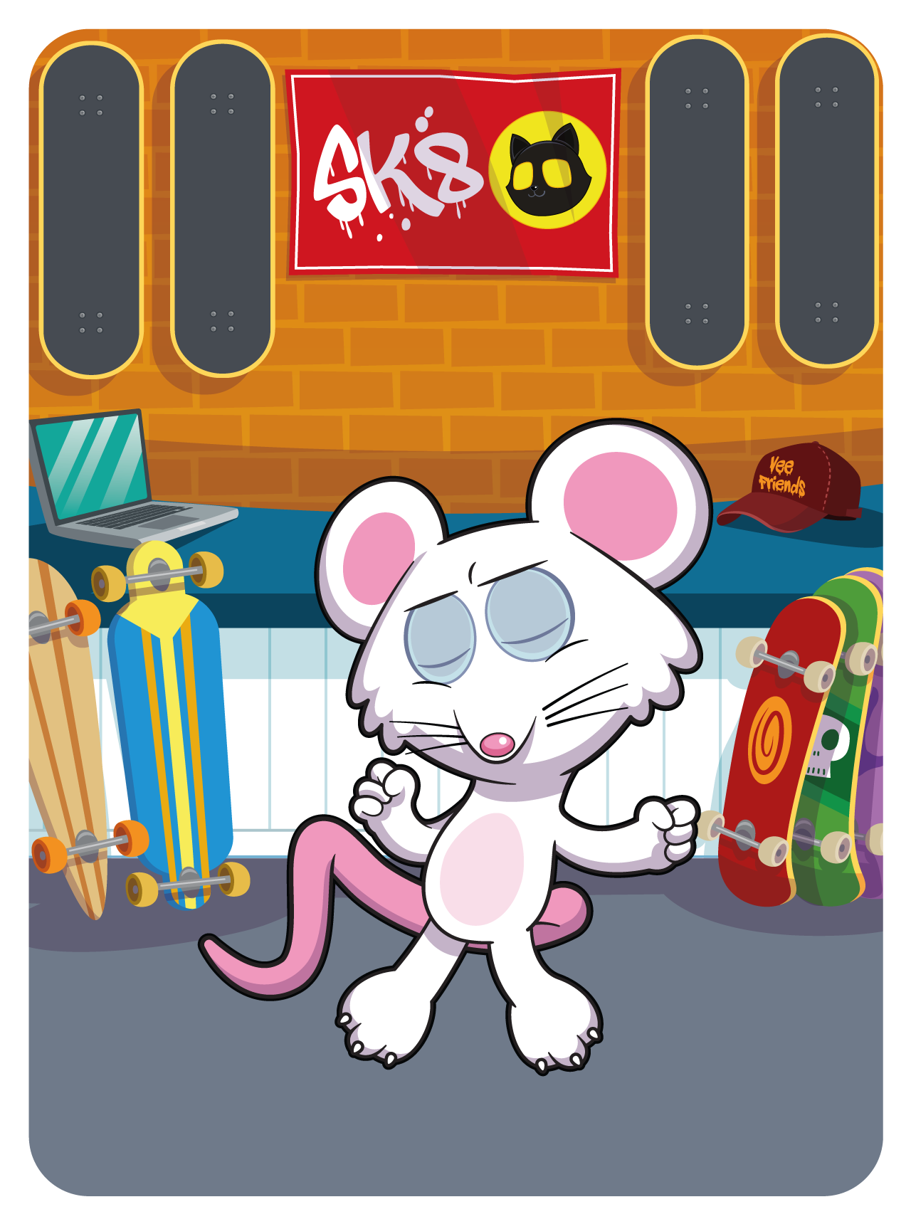 Gary Vaynerchuk - VeeFriends Series 2 - Mojo Mouse #38371 - NFT # 38371