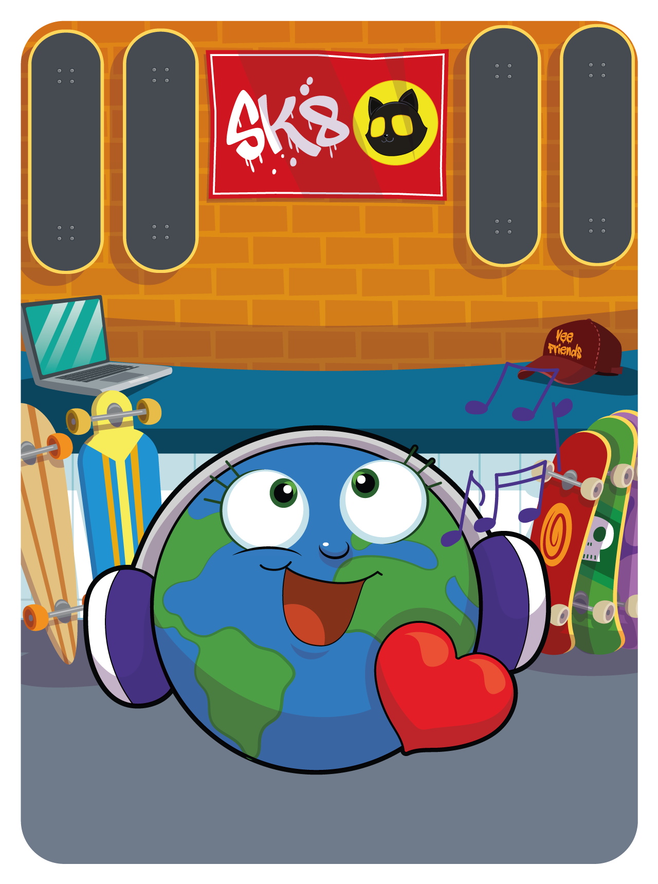 Gary Vaynerchuk - VeeFriends Series 2 - The World Has Plenty Of Love Start Listening To It #38381 - NFT # 38381