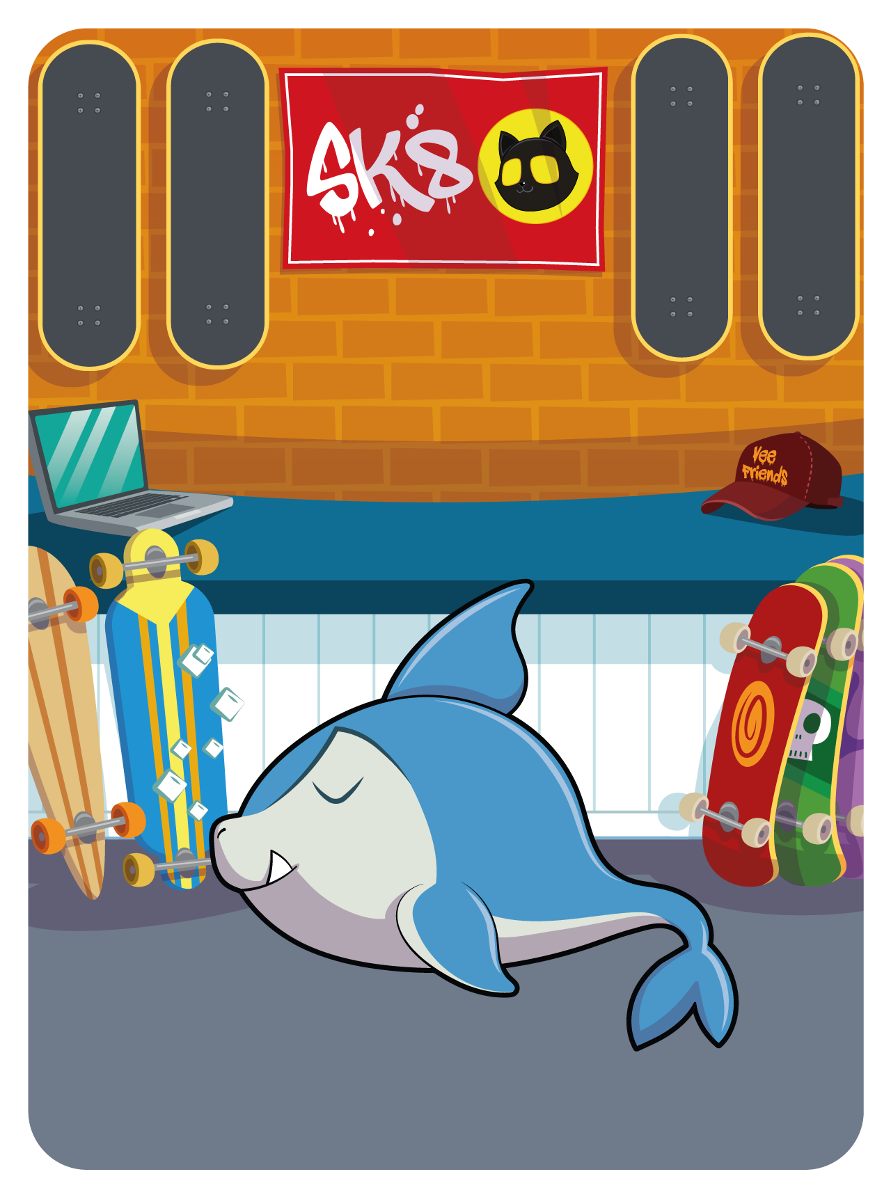 Gary Vaynerchuk - VeeFriends Series 2 - Shrewd Shark #38730 - NFT # 38730