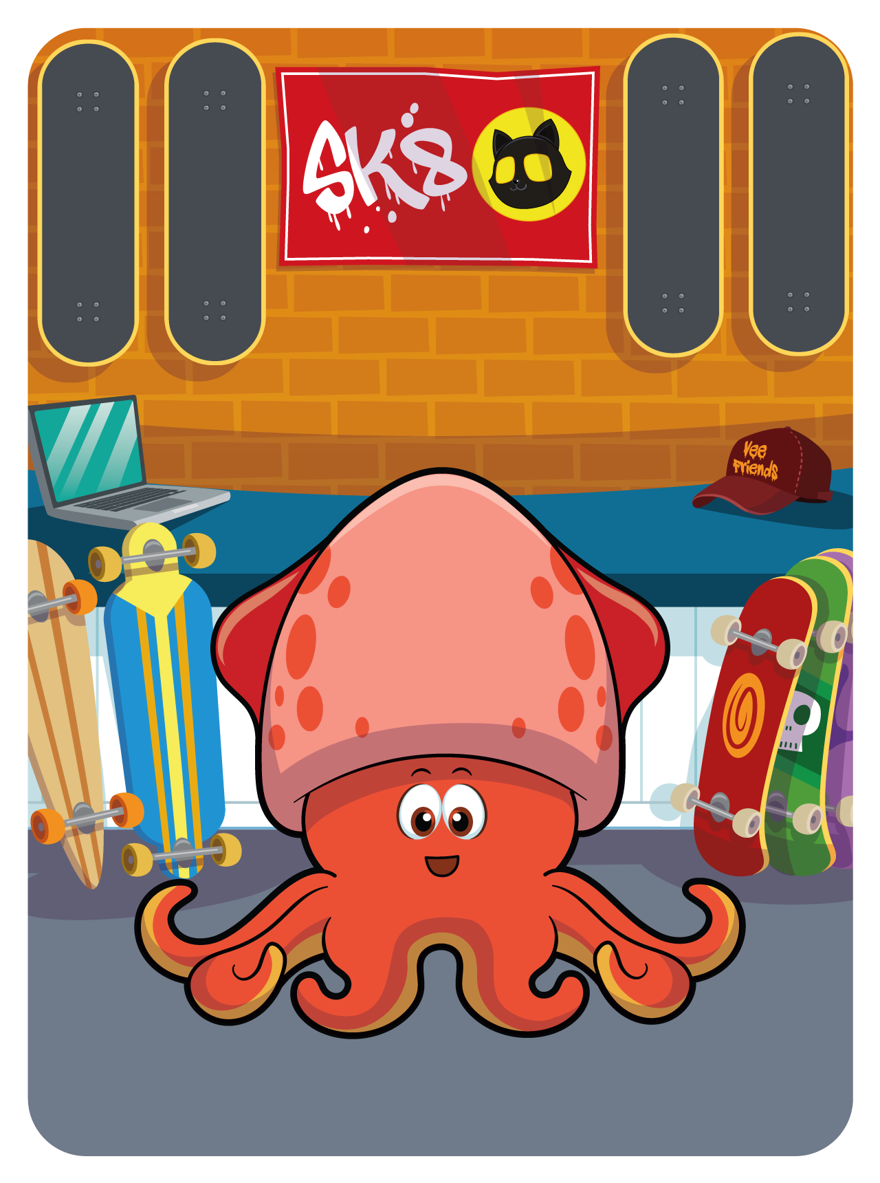 Gary Vaynerchuk - VeeFriends Series 2 - Sympathetic Squid #38767 - NFT # 38767