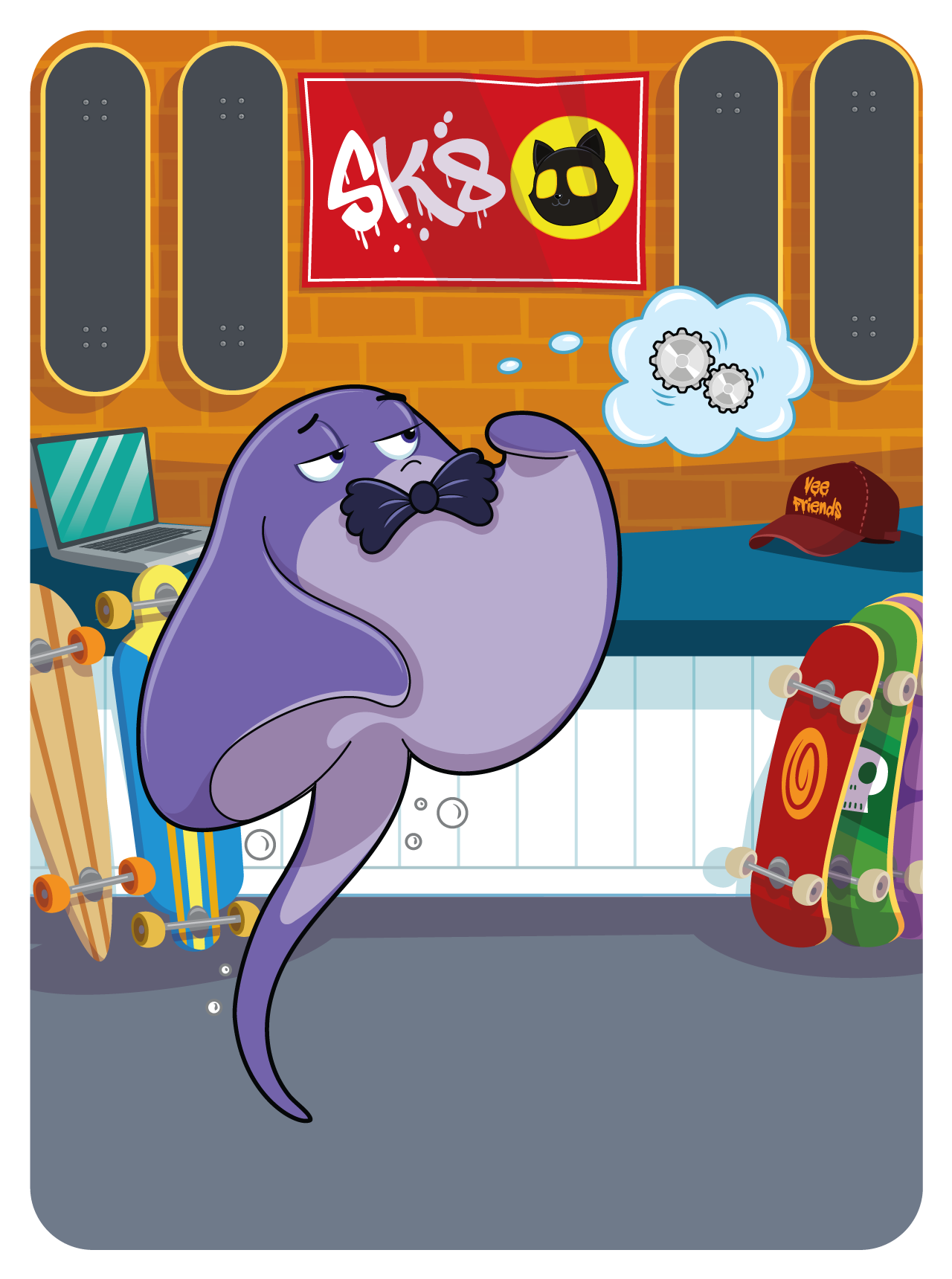 Gary Vaynerchuk - VeeFriends Series 2 - Sophisticated Stingray #38947 - NFT # 38947