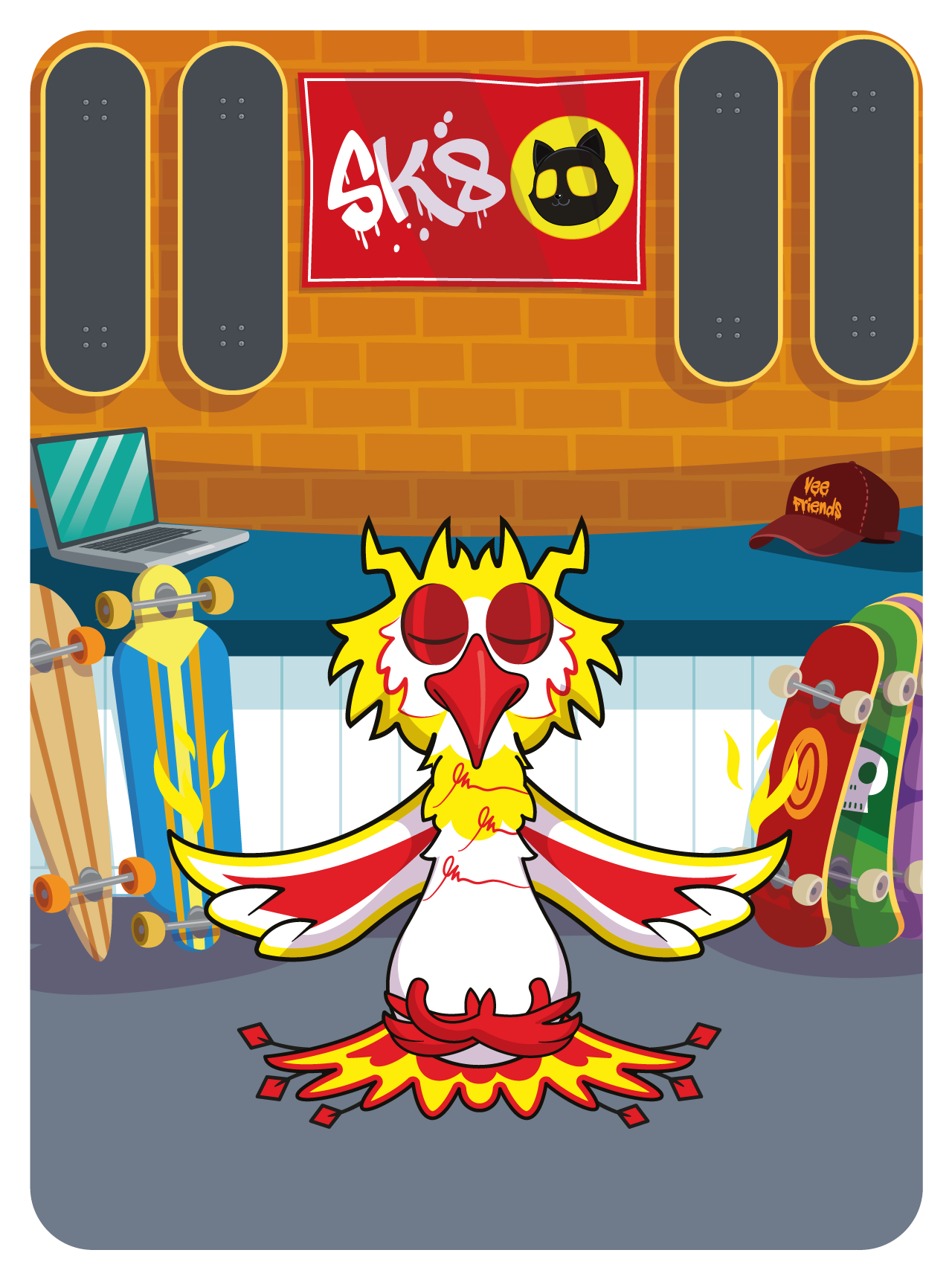 Gary Vaynerchuk - VeeFriends Series 2 - Forever Phoenix #39060 - NFT # 39060