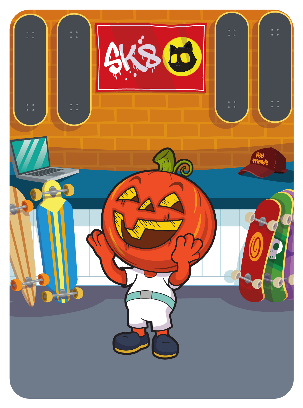 Gary Vaynerchuk - VeeFriends Series 2 - Jolly Jack-O #39601 - NFT # 39601