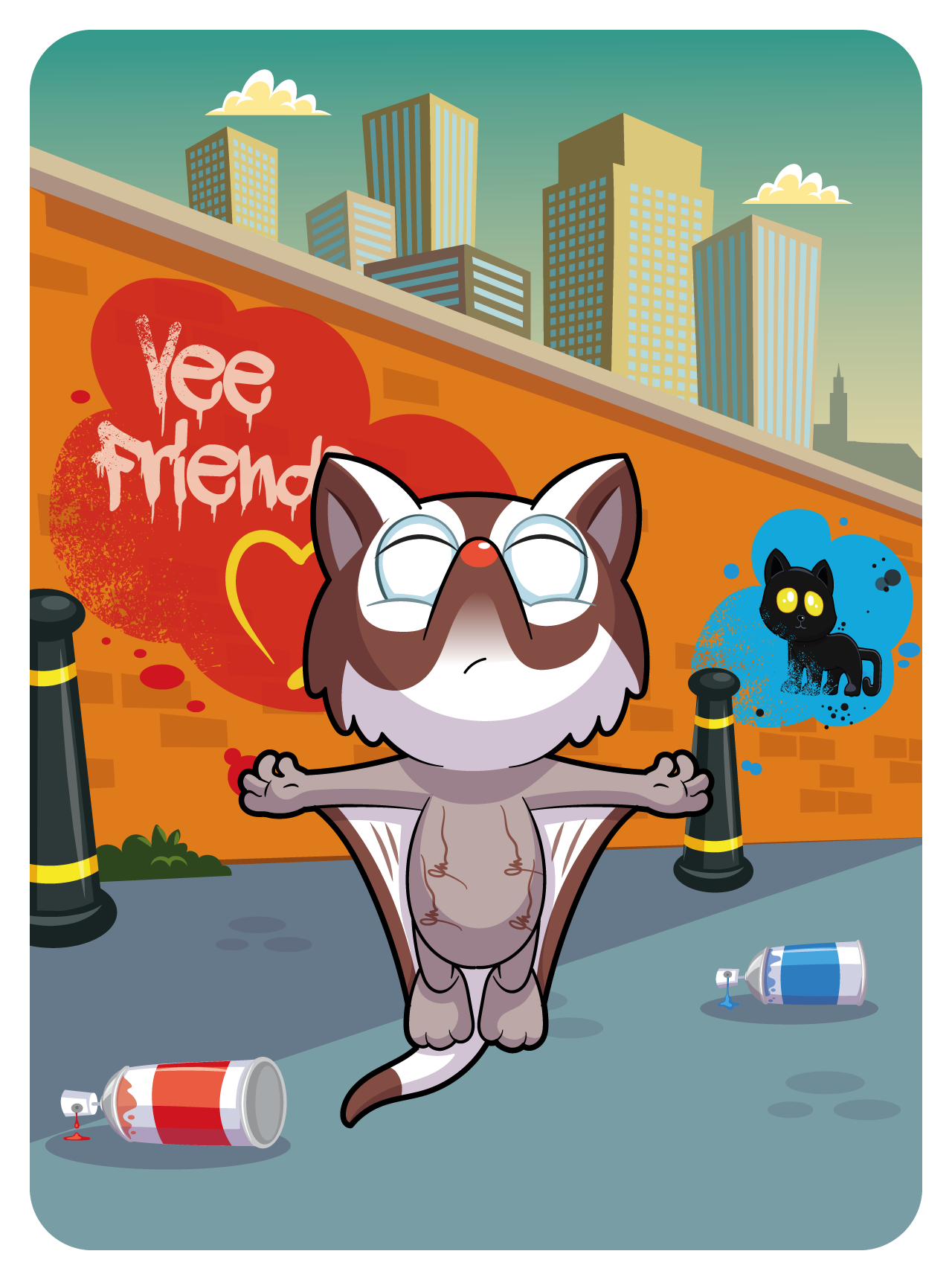 Gary Vaynerchuk - VeeFriends Series 2 - Gleeful Sugar Glider #39795 - NFT # 39795