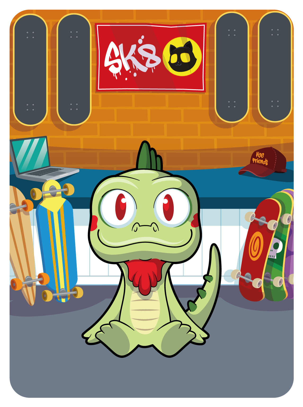 Gary Vaynerchuk - VeeFriends Series 2 - Intuitive Iguana #40181 - NFT # 40181