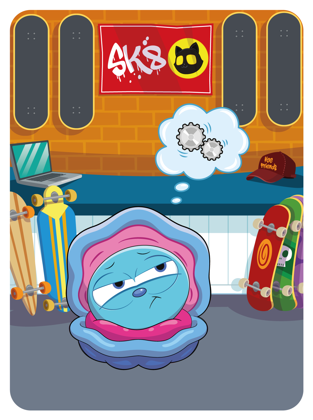 Gary Vaynerchuk - VeeFriends Series 2 - Calm Clam #40286 - NFT # 40286