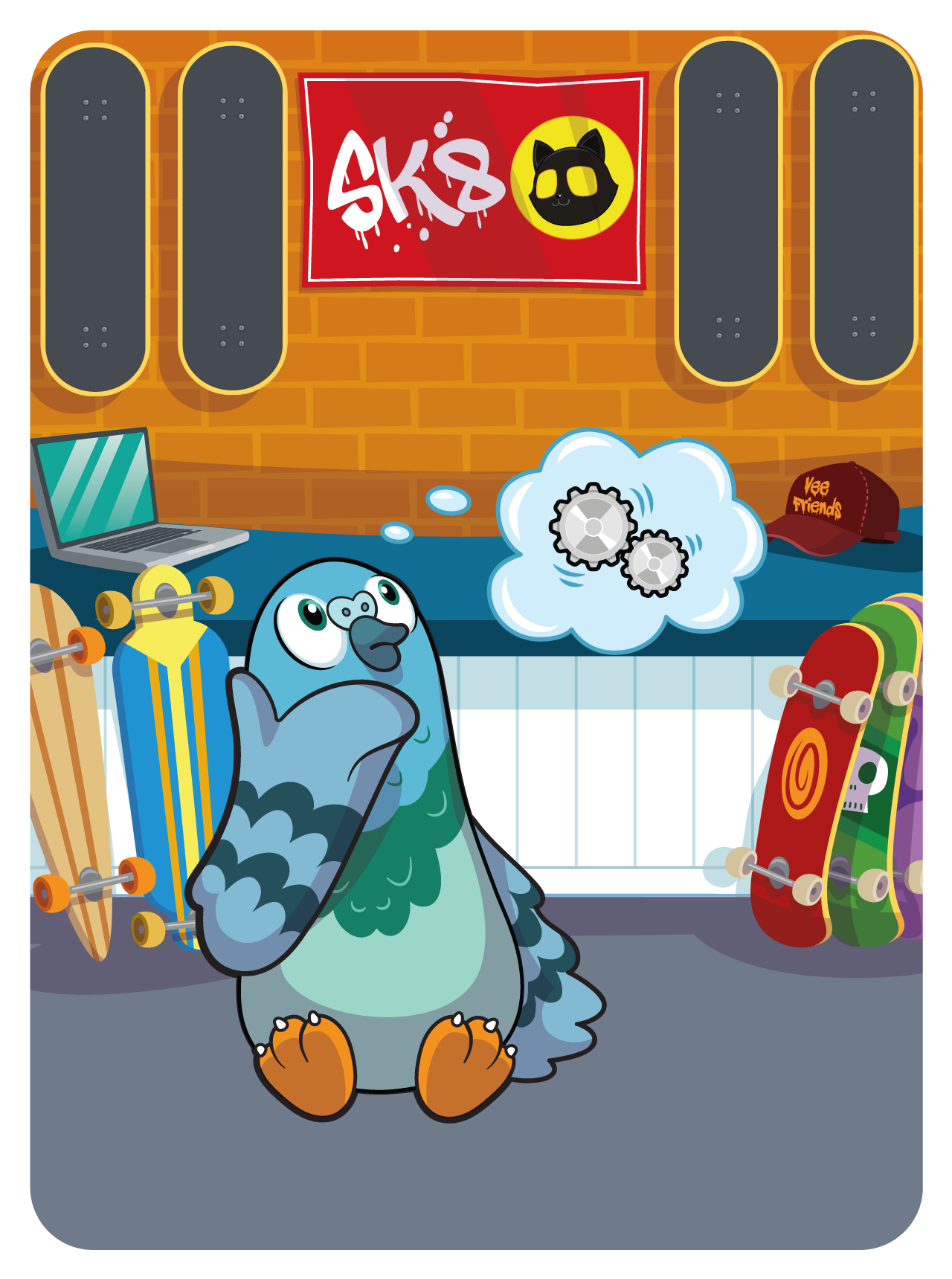 Gary Vaynerchuk - VeeFriends Series 2 - Persuasive Pigeon #40447 - NFT # 40447