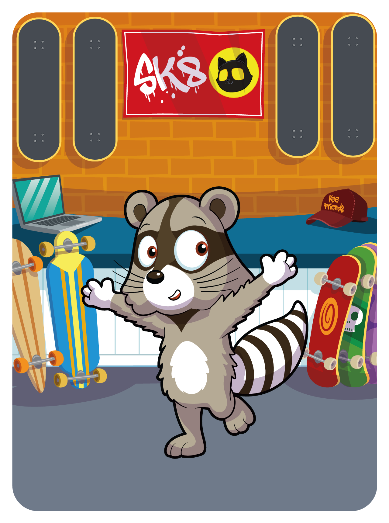 Gary Vaynerchuk - VeeFriends Series 2 - Respectful Racoon #40964 - NFT # 40964