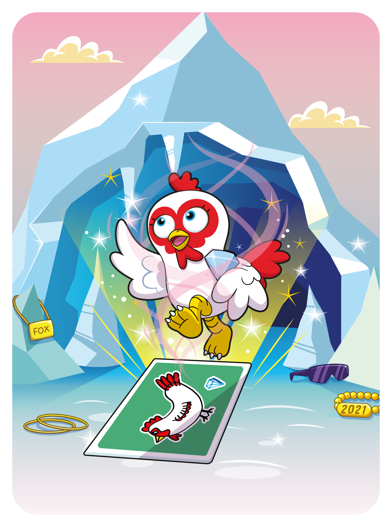 Gary Vaynerchuk - VeeFriends Series 2 - "Diamond Hands" Hen #41 - NFT # 41