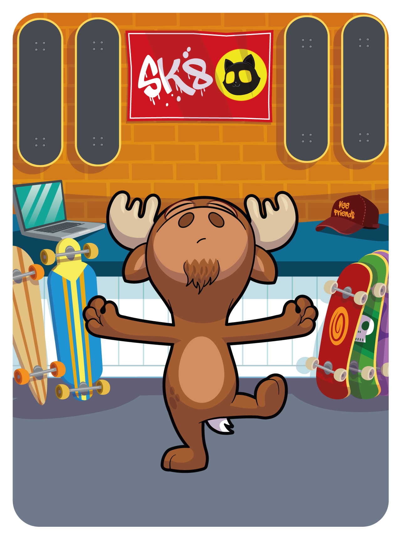 Gary Vaynerchuk - VeeFriends Series 2 - Modest Moose #41074 - NFT # 41074