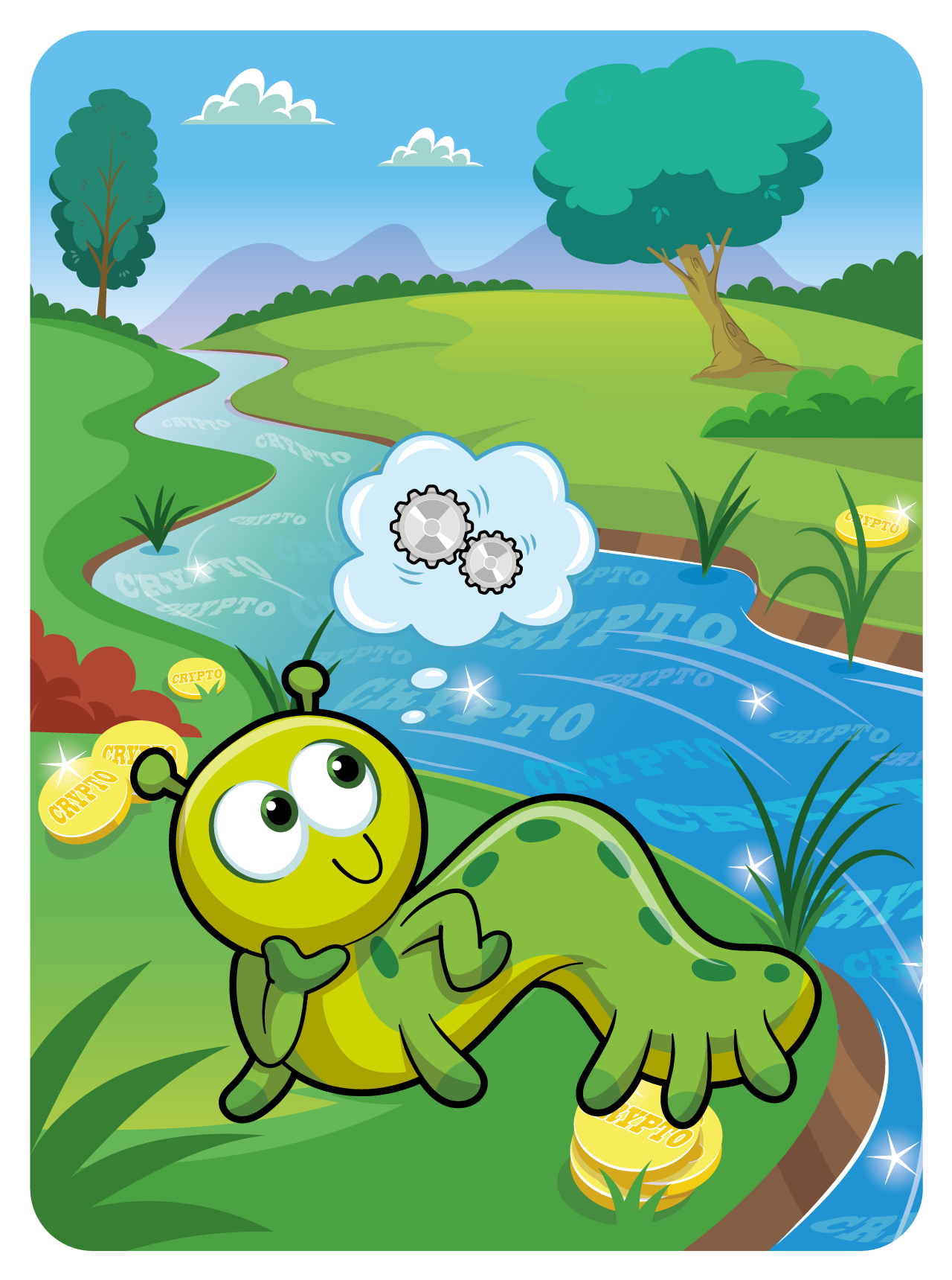 Gary Vaynerchuk - VeeFriends Series 2 - Independent Inch Worm #41128 - NFT # 41128