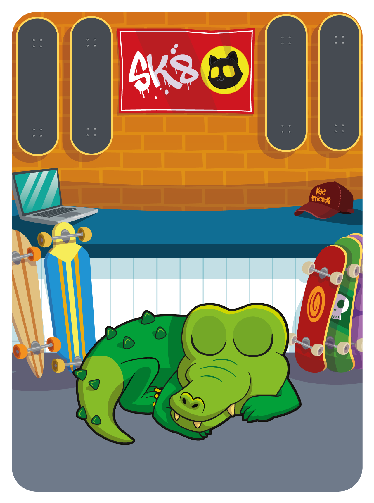 Gary Vaynerchuk - VeeFriends Series 2 - Clever Crocodile #41216 - NFT # 41216