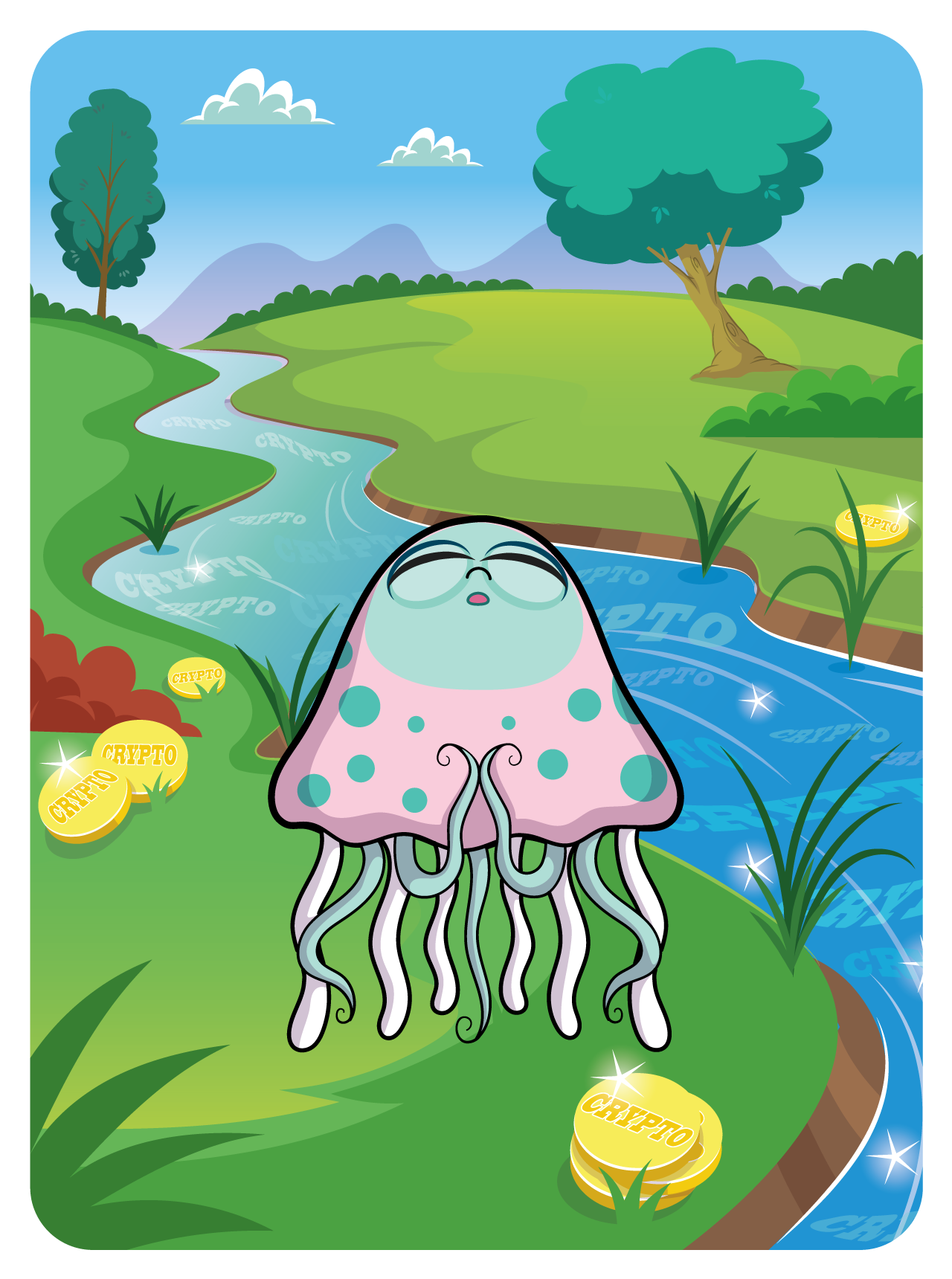 Gary Vaynerchuk - VeeFriends Series 2 - Joyous Jellyfish #41344 - NFT # 41344