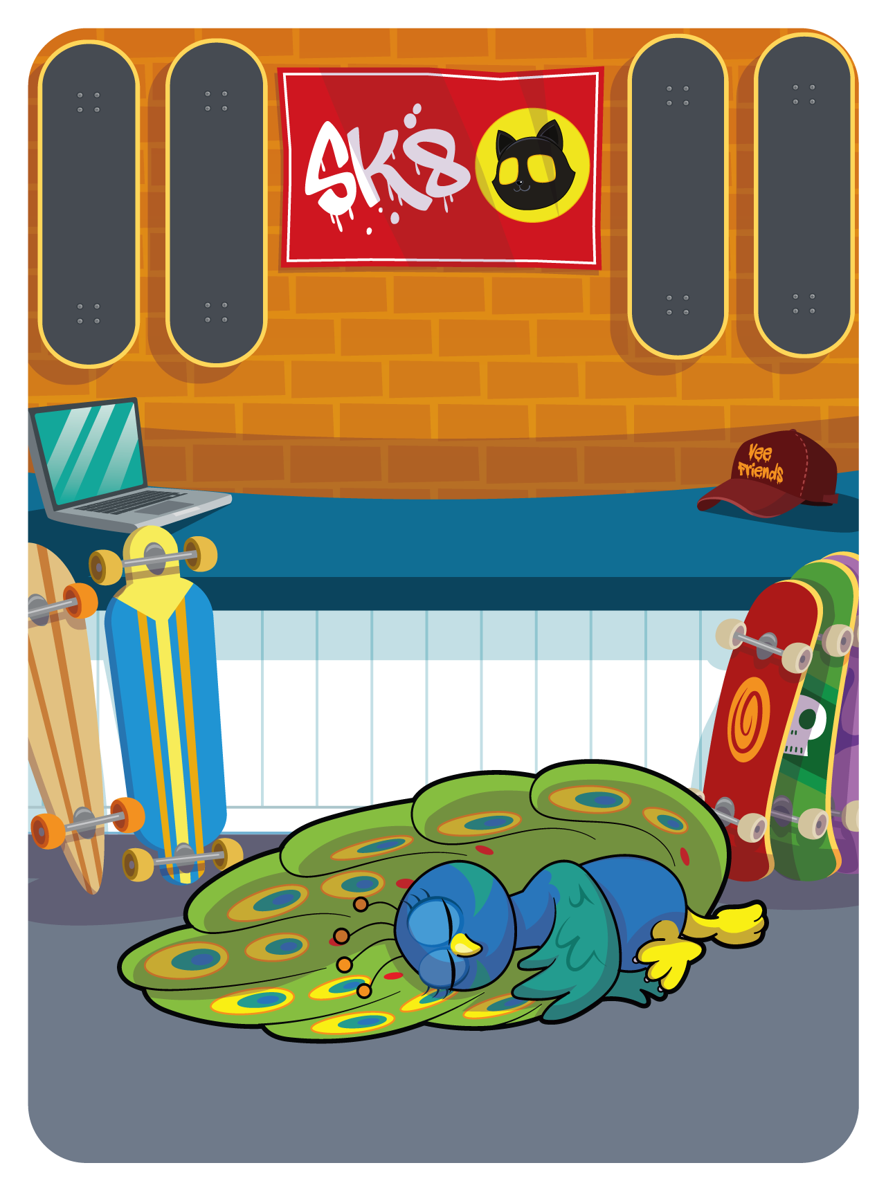 Gary Vaynerchuk - VeeFriends Series 2 - Practical Peacock #41461 - NFT # 41461