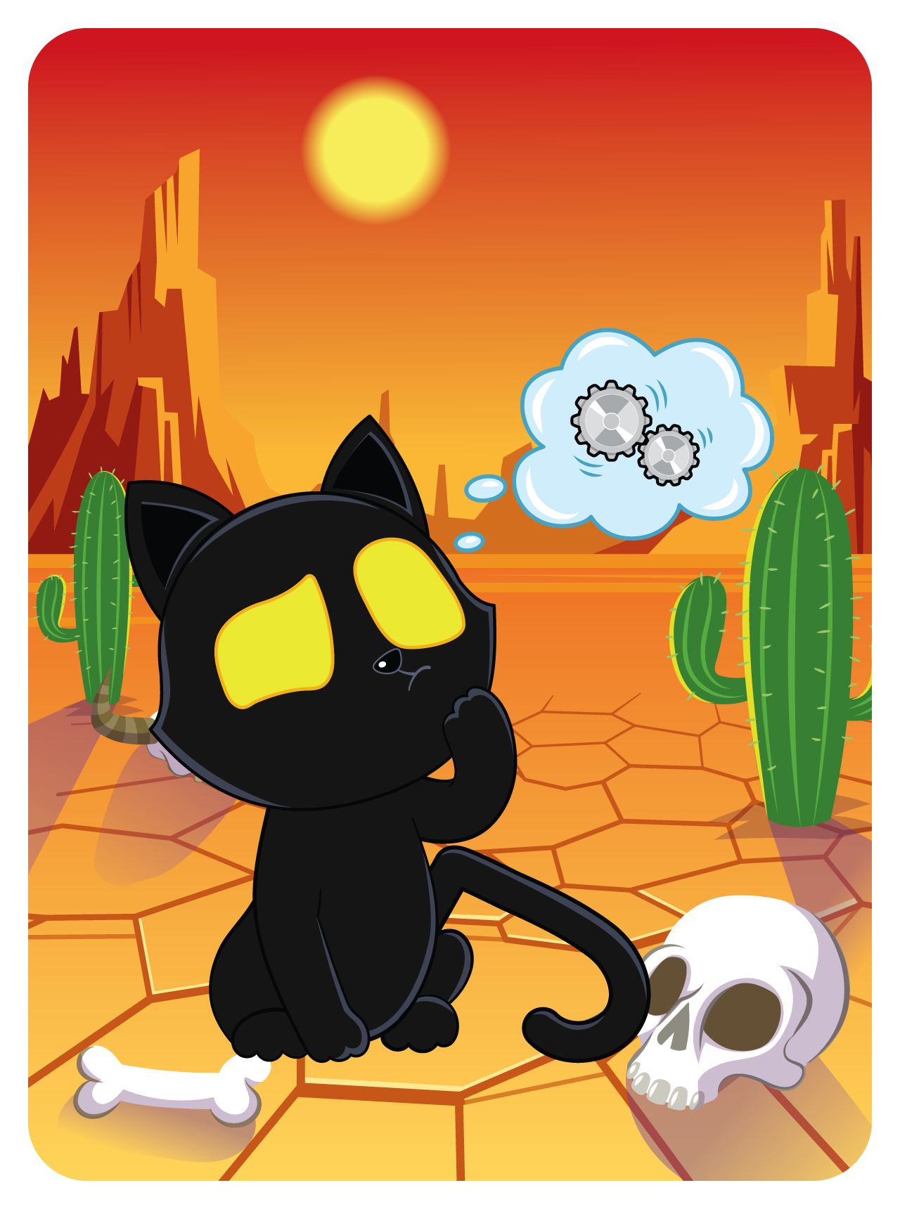 Very, Very, Very, Very, Lucky Black Cat #41536