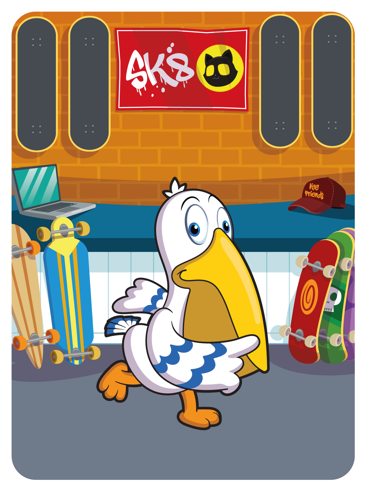 Gary Vaynerchuk - VeeFriends Series 2 - Peaceful Pelican #41545 - NFT # 41545