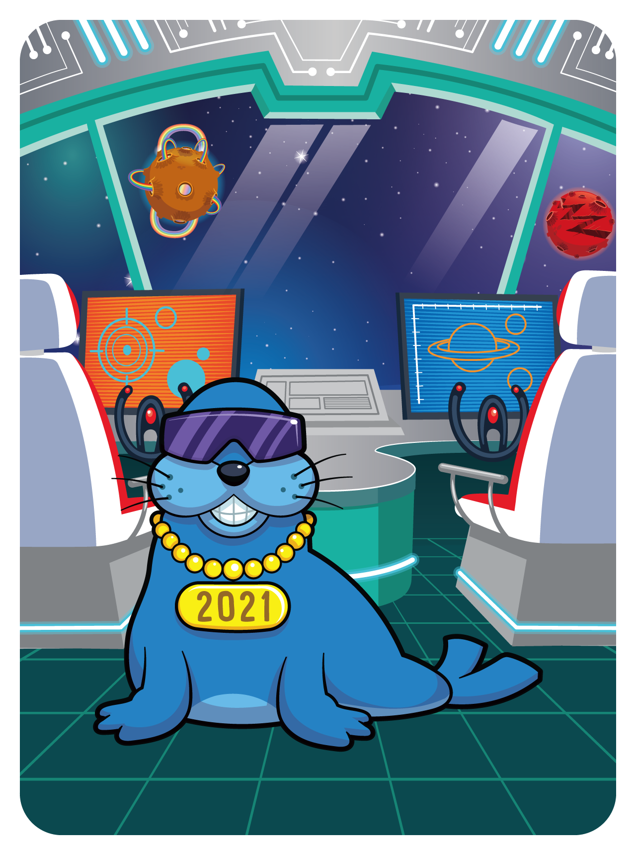 Gary Vaynerchuk - VeeFriends Series 2 - Swaggy Sea Lion #41555 - NFT # 41555